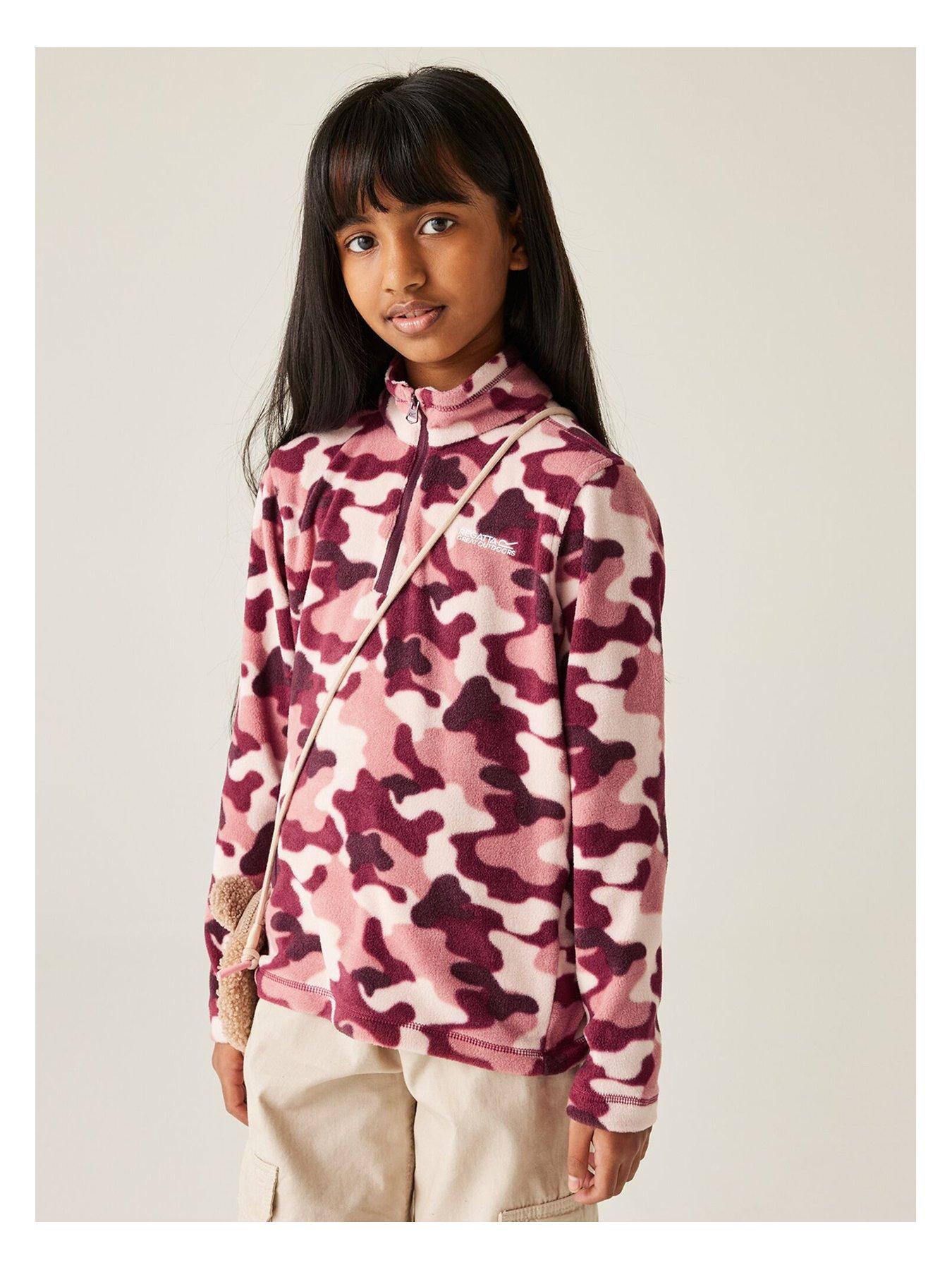 Regatta Kids Girls Hot Shot Ii Fleece - Pink
