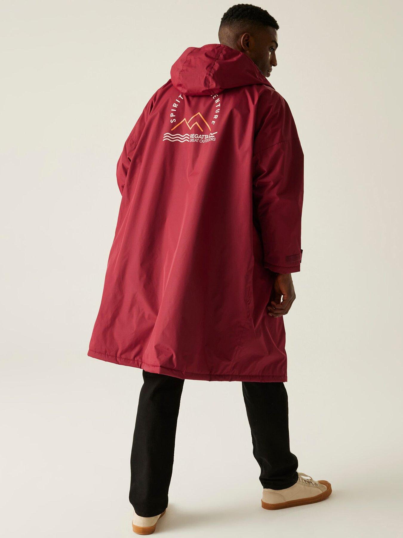 regatta-unisex-waterproof-changing-robe-burgundyback