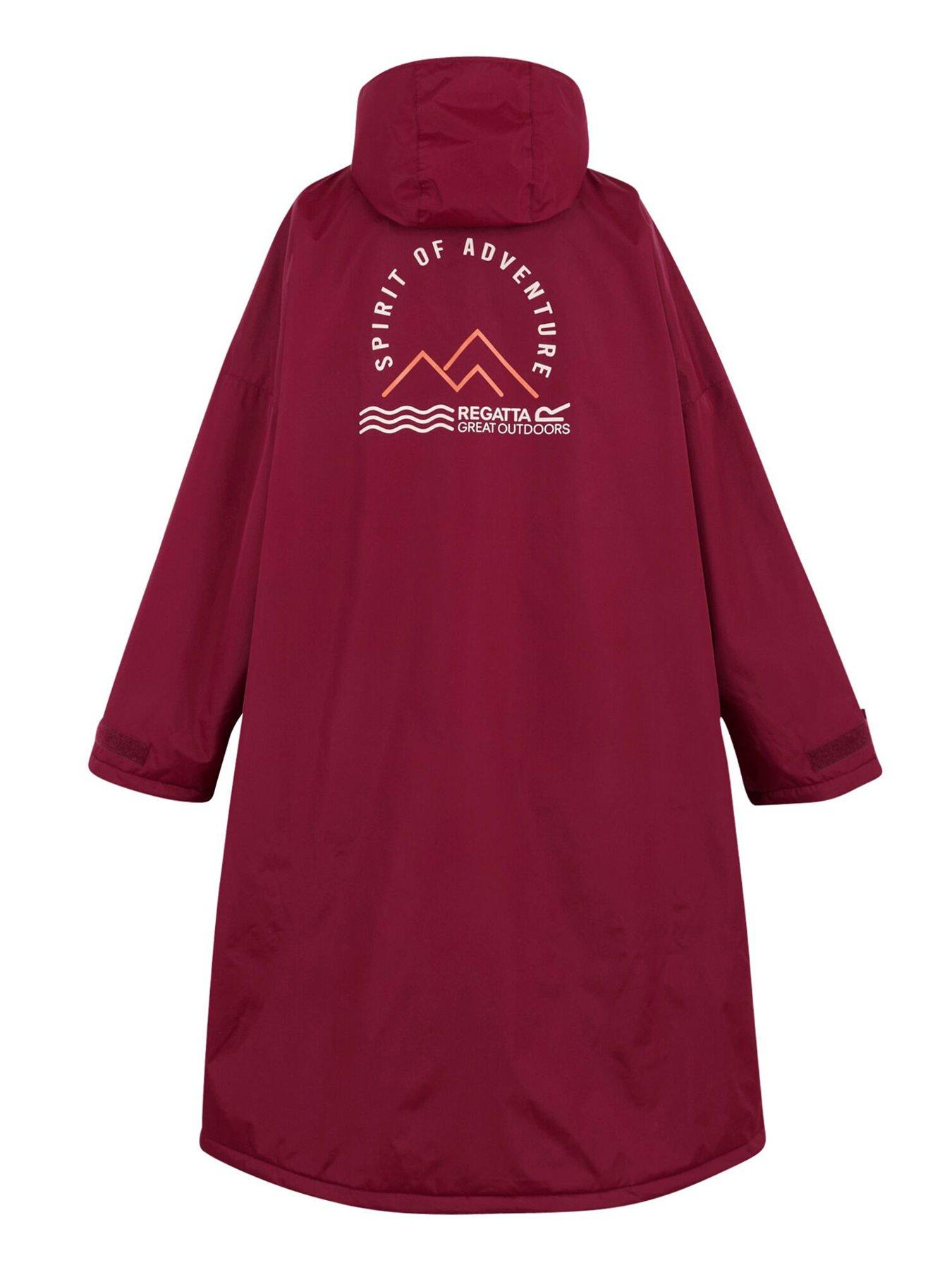 regatta-unisex-waterproof-changing-robe-burgundydetail