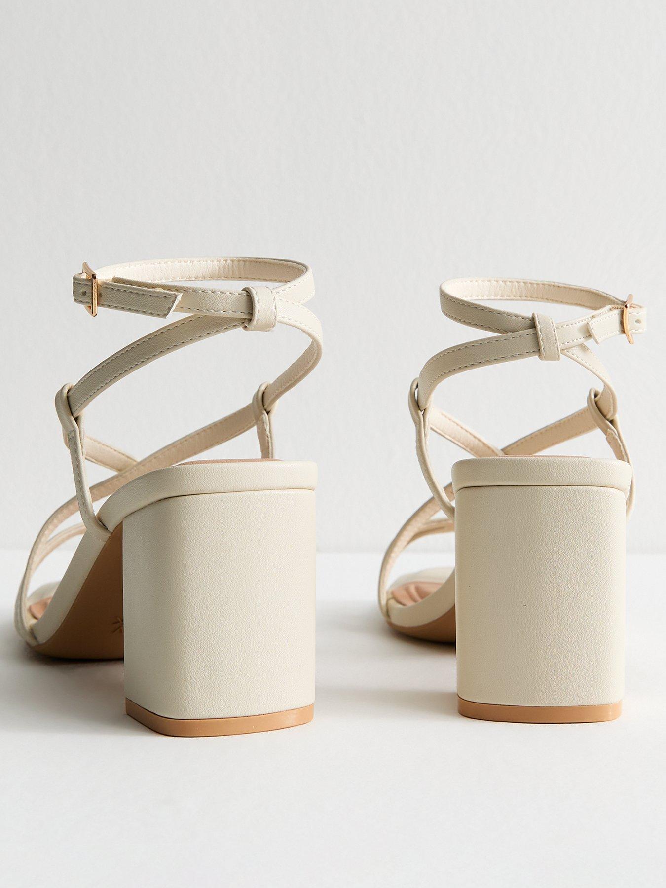 new-look-off-white-faux-leather-block-heel-multi-strap-sandalsback