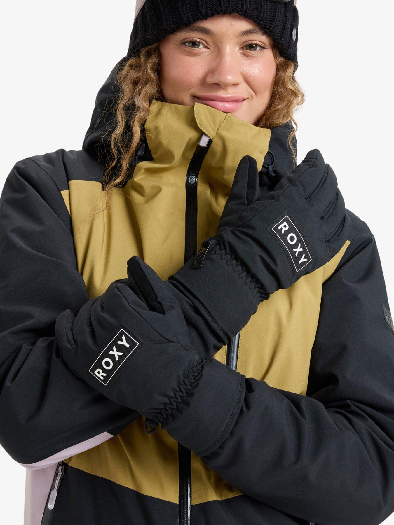 Image 2 of 5 of Roxy Womens Skiing Freshfield Gloves - Black