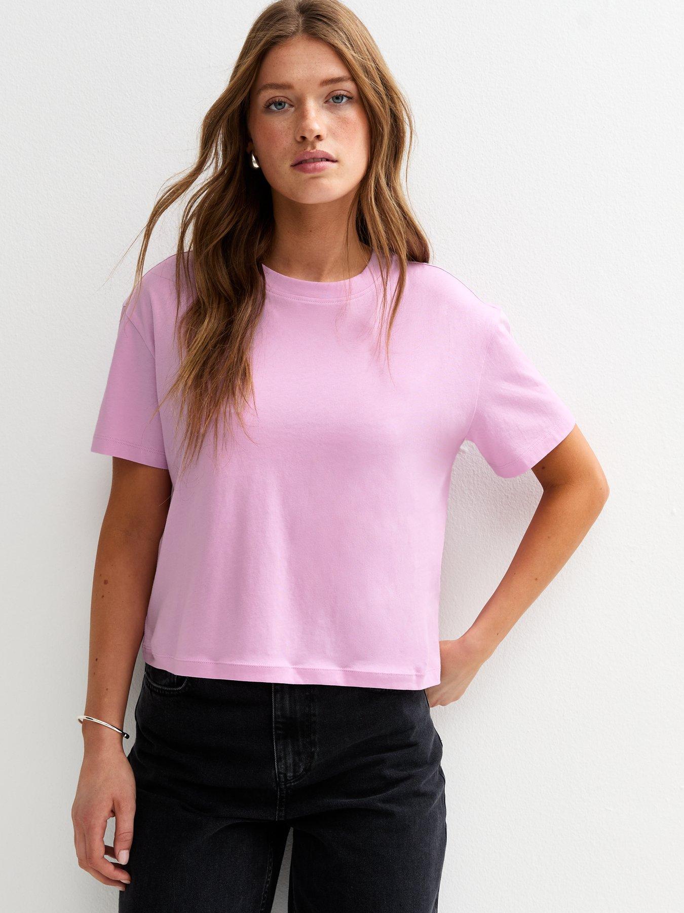 Image of New Look Boxy Fit T-Shirt - Light Purple