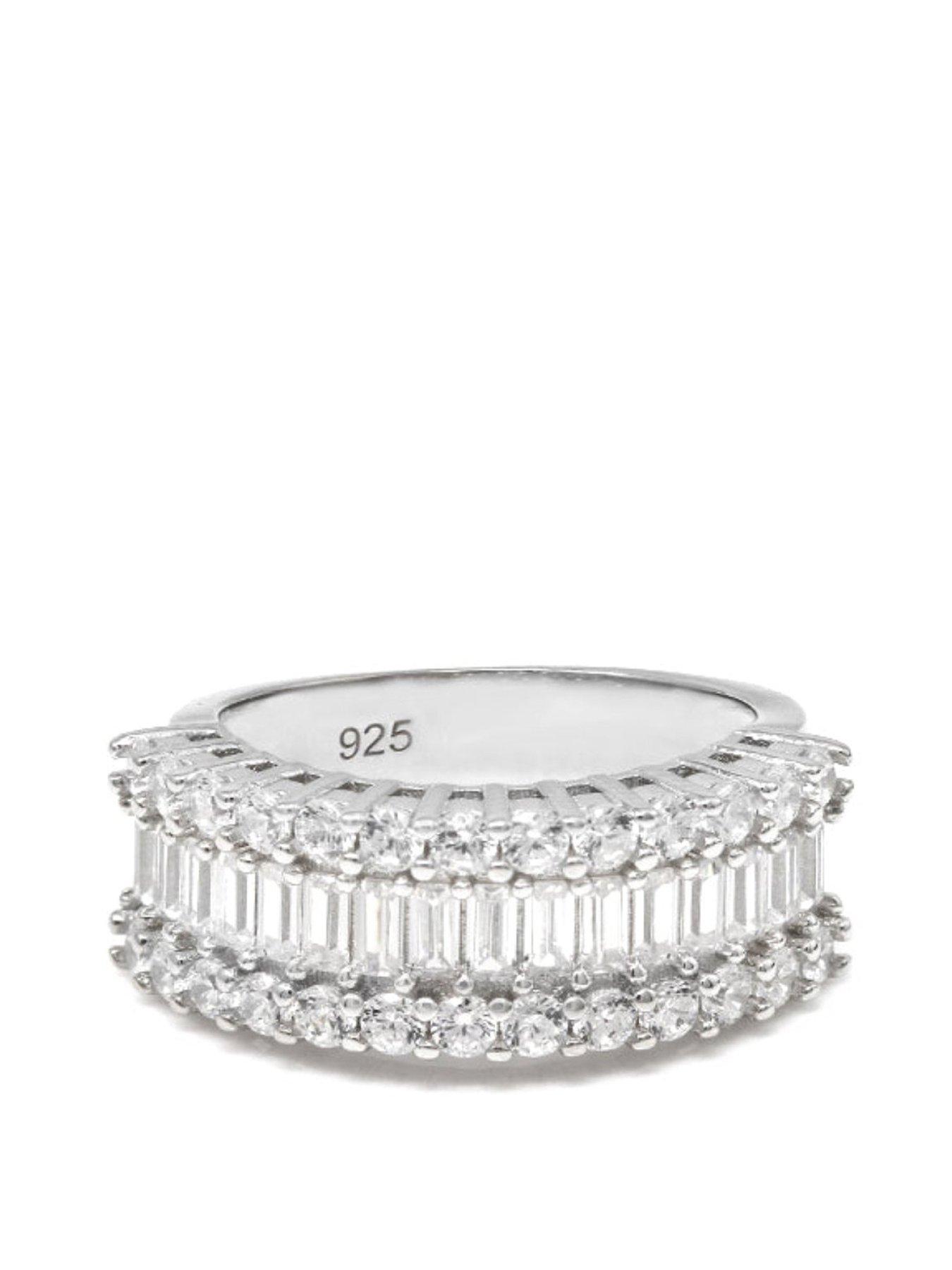 Say It With 2ct Cathedral Dress Ring - Sterling Silver