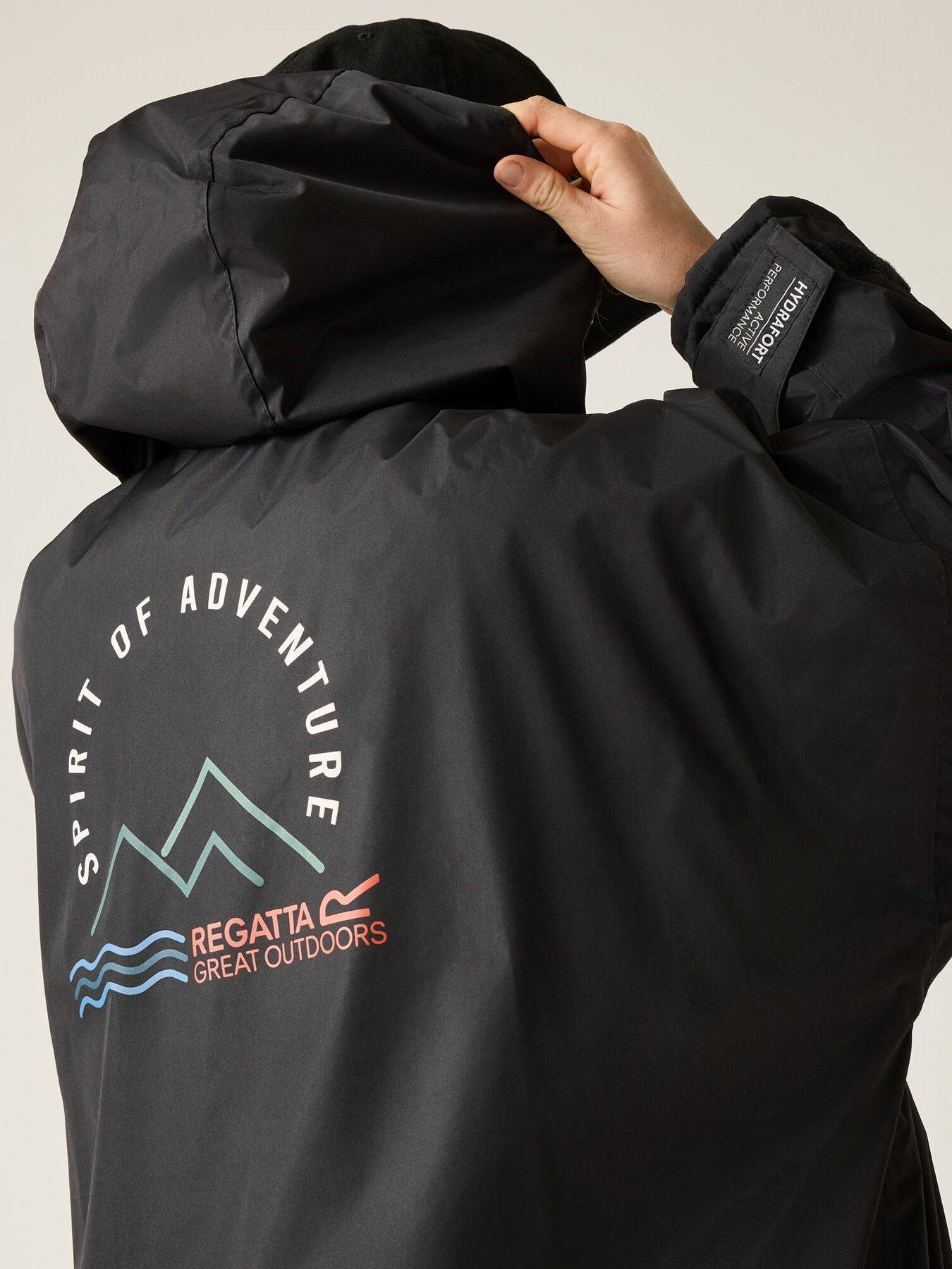 Image 5 of 7 of Regatta Adults Unisex Waterproof Changing Robe - Black