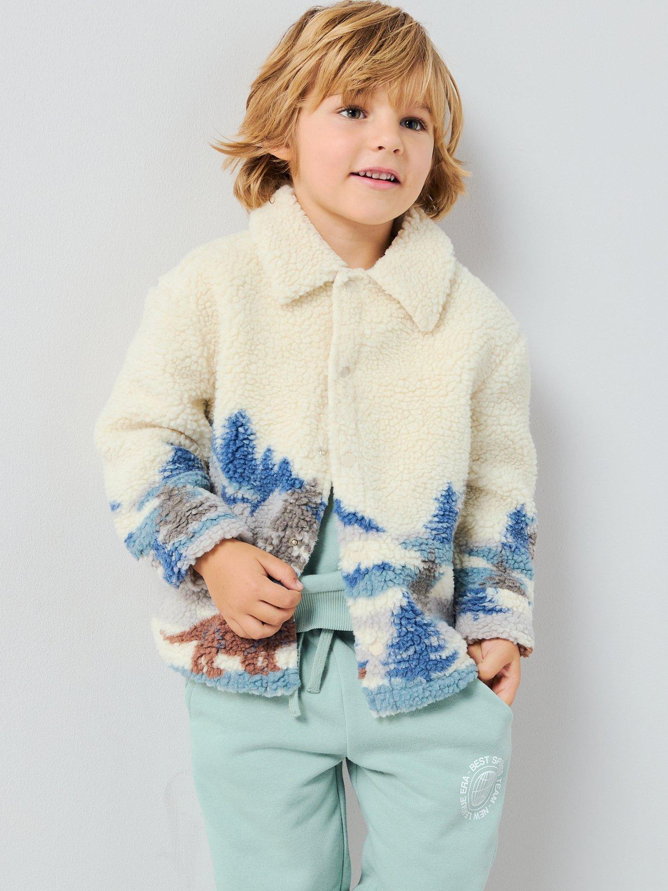 The Very Collection Boys Borg Adventure Print Button Up Jacket