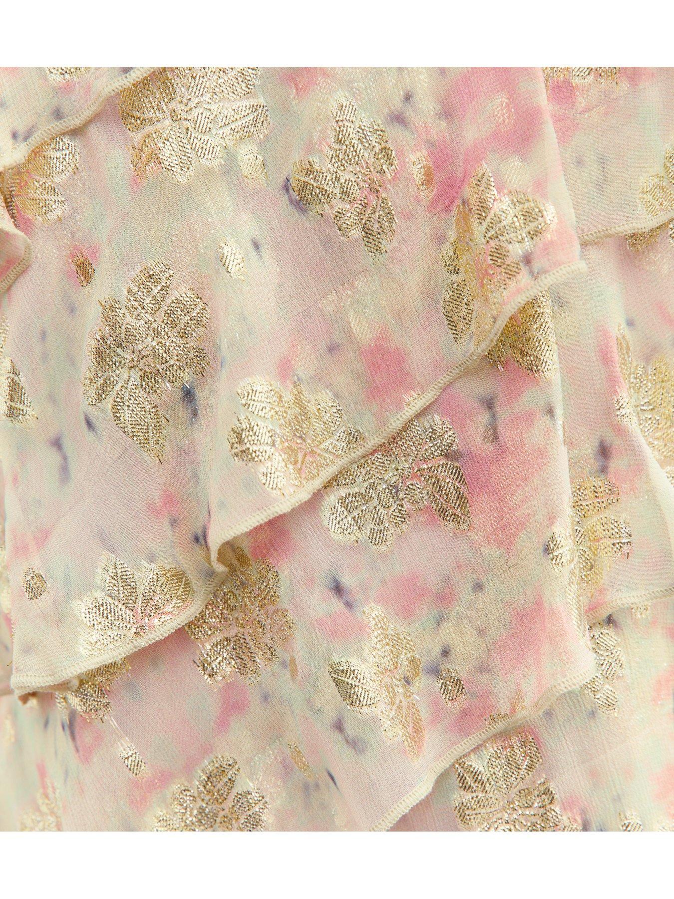 new-look-gold-jaquard-one-shoulder-mini-dress-pinkdetail