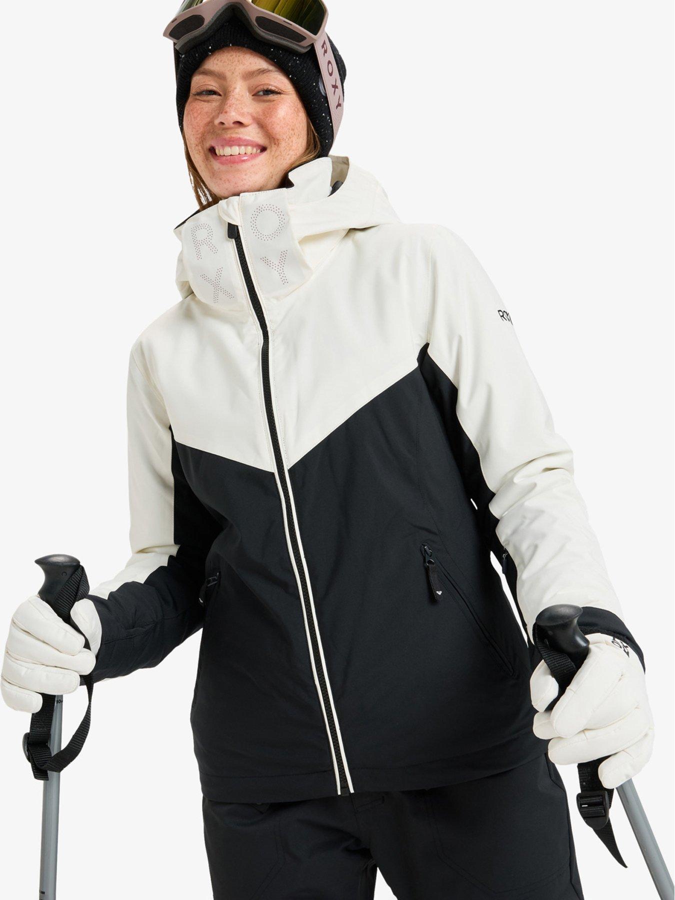 Roxy Womens Skiing Free Jet Block Jacket - Black