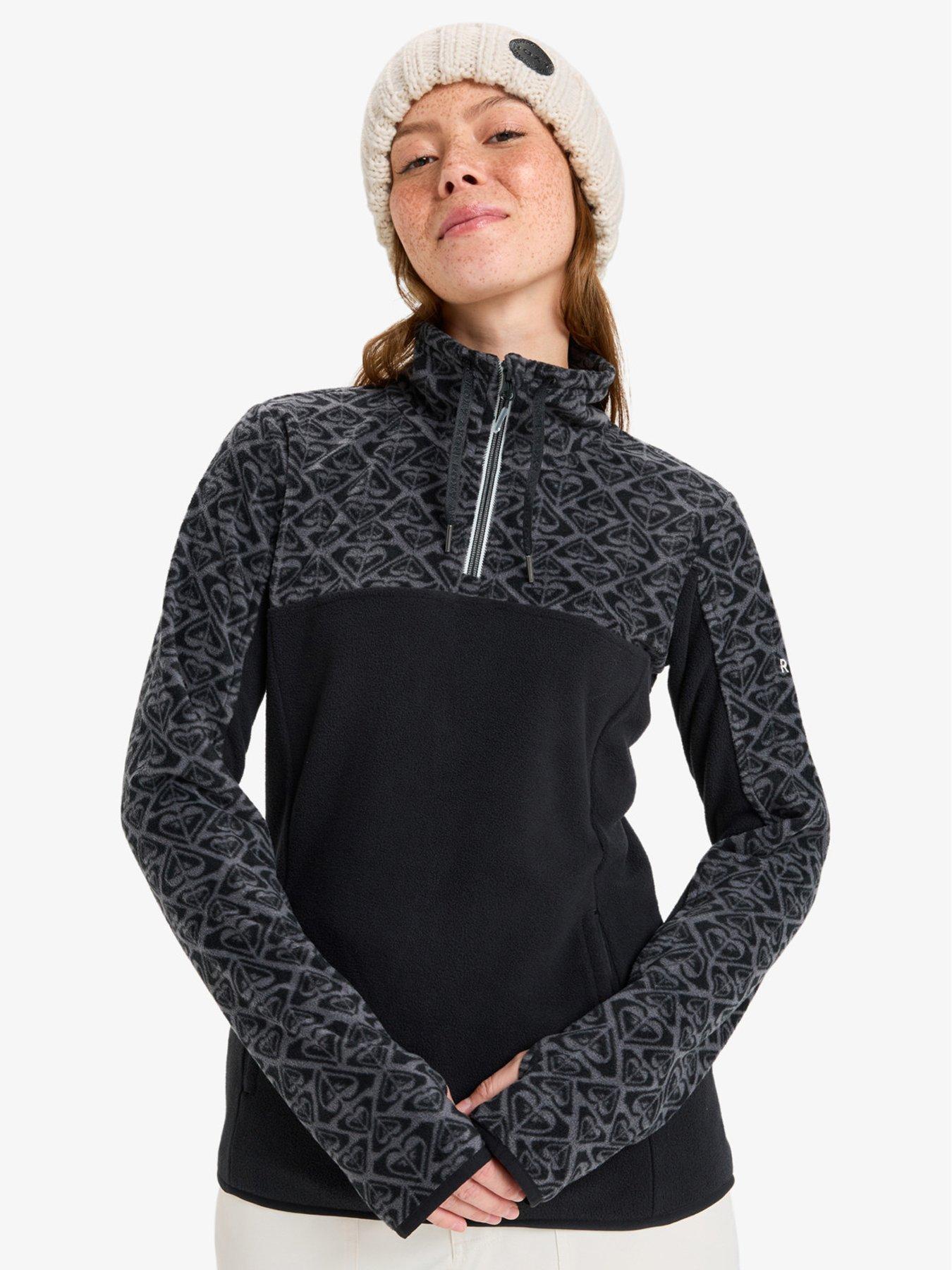 roxy-womens-skiing-sayna-half-zip-fleece-blackfront