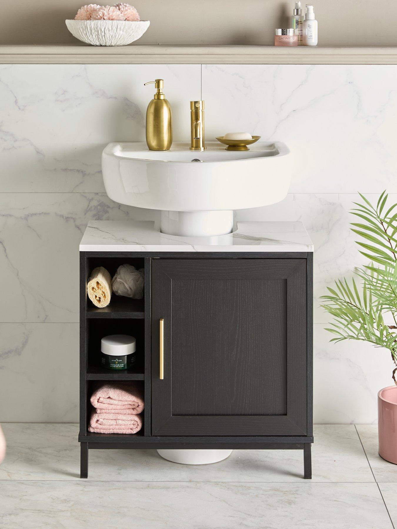 The Very Collection Ashford Under Sink Cabinet With Faux Marble Top - FSC® Certified