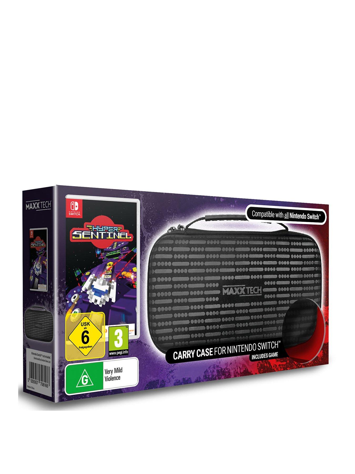 Image of Nintendo Switch Maxx Tech Premium Carry Case & Hyper Sentinel Bundle for Nintendo Switch