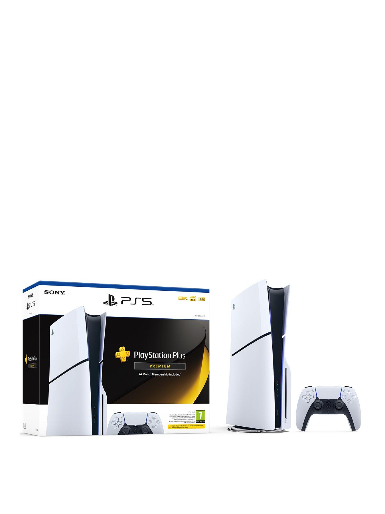 Image of PlayStation 5 Disc Console  &  PlayStation® Plus Premium 24 Month Subscription Bundle