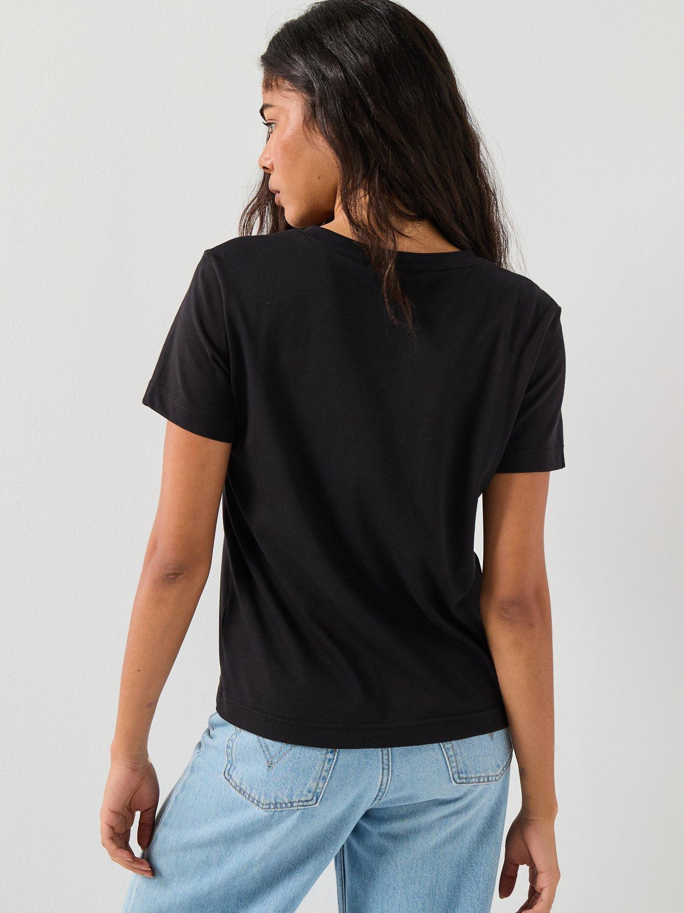 Image 2 of 5 of Calvin Klein Jeans Archive Jersey Neck T-shirt -