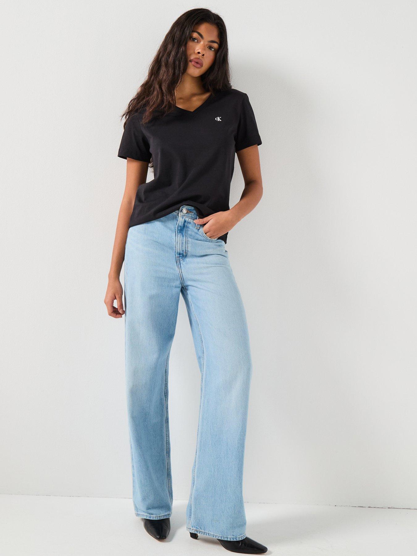 Image 5 of 5 of Calvin Klein Jeans Archive Jersey Neck T-shirt -