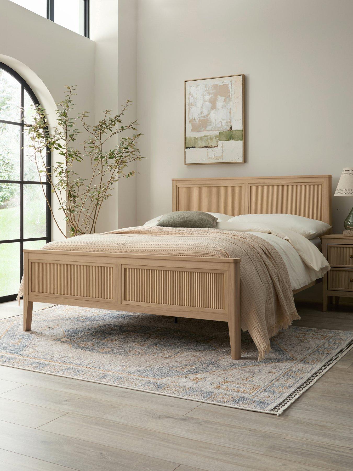 Michelle Keegan Home Lindley Bed with Mattress Options (Buy  &  SAVE!) - FSC® Certified