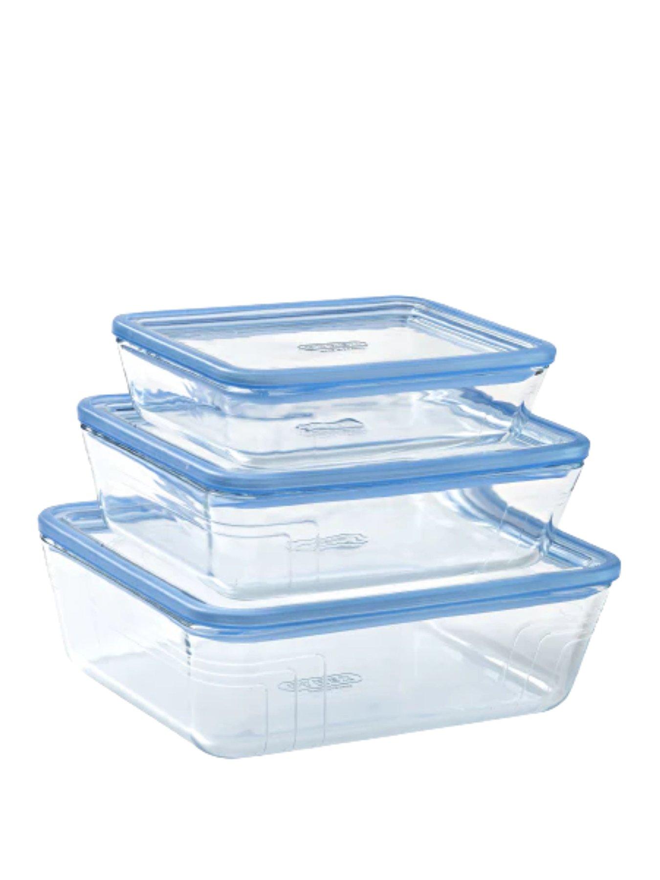 Image of Pyrex Zero Plastic Set Of 3 Dishes