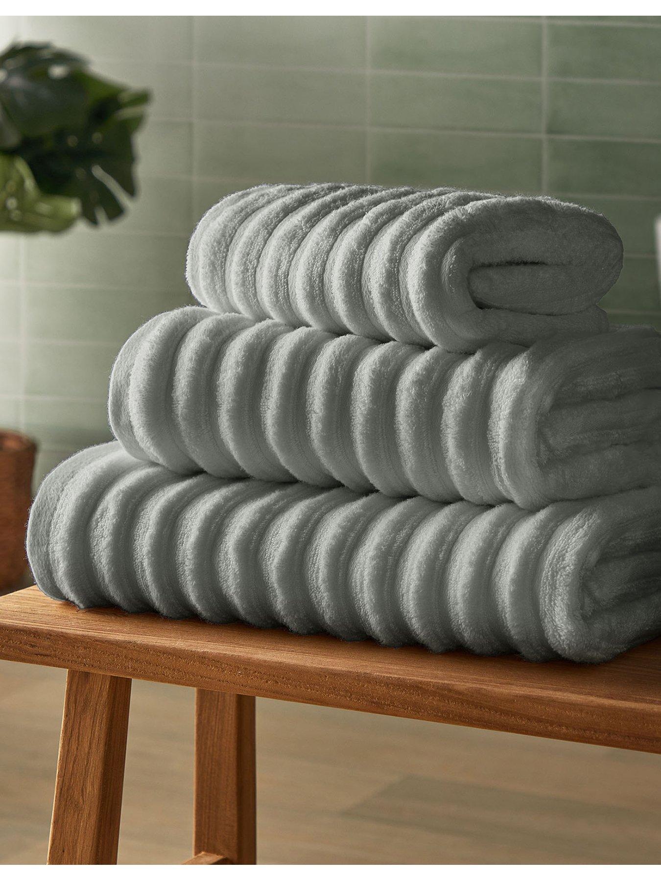 undefined Ribbed Cotton Towels - 6 Piece Bale
