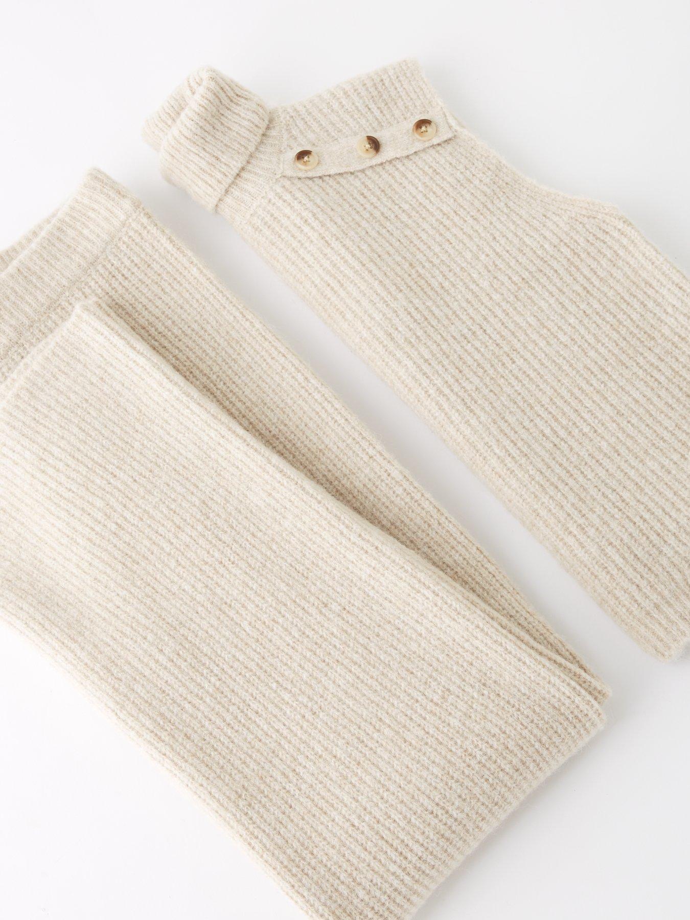 the-very-collection-girls-knitted-sleeveless-high-neck-top-and-trouser-set-creamdetail