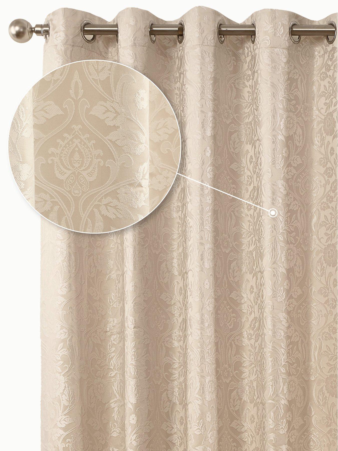 the-very-collection-nbspfloral-lined-eyelet-curtainsnbspstillFront