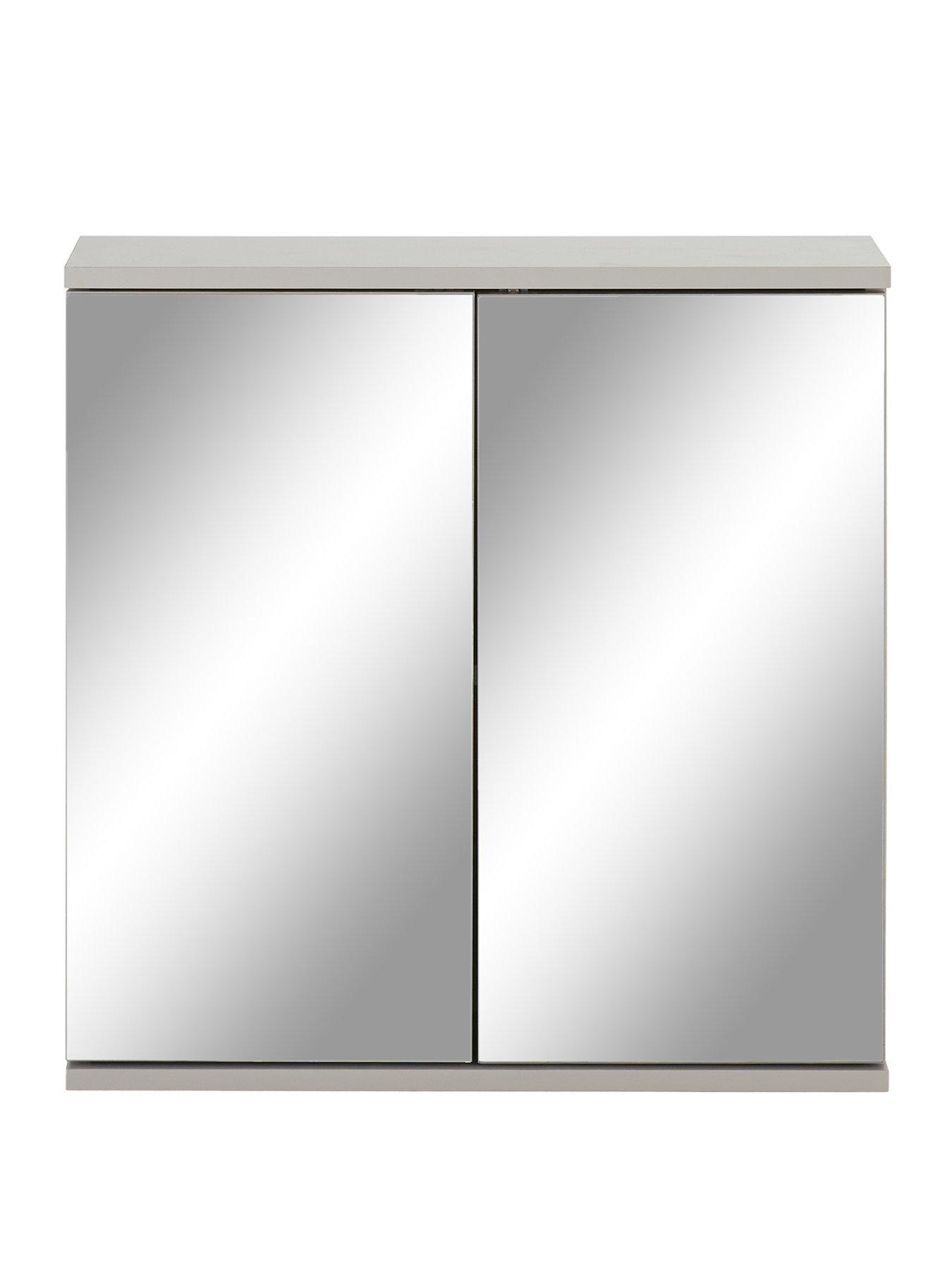 Image 2 of 7 of The Very Collection Rowan Gloss 2 Door Mirror Cabinet - FSC&reg; Certified
