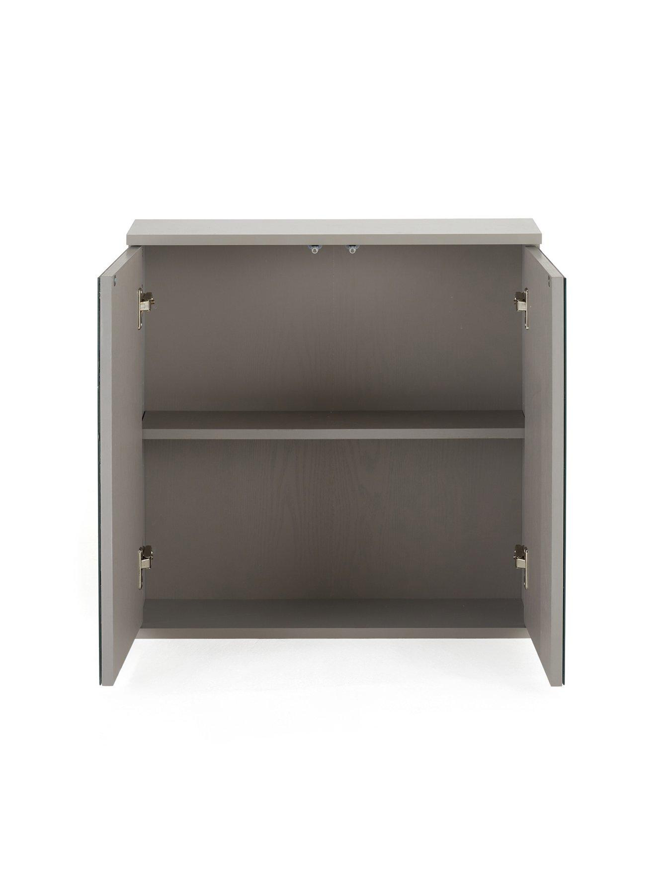 Image 4 of 7 of The Very Collection Rowan Gloss 2 Door Mirror Cabinet - FSC&reg; Certified