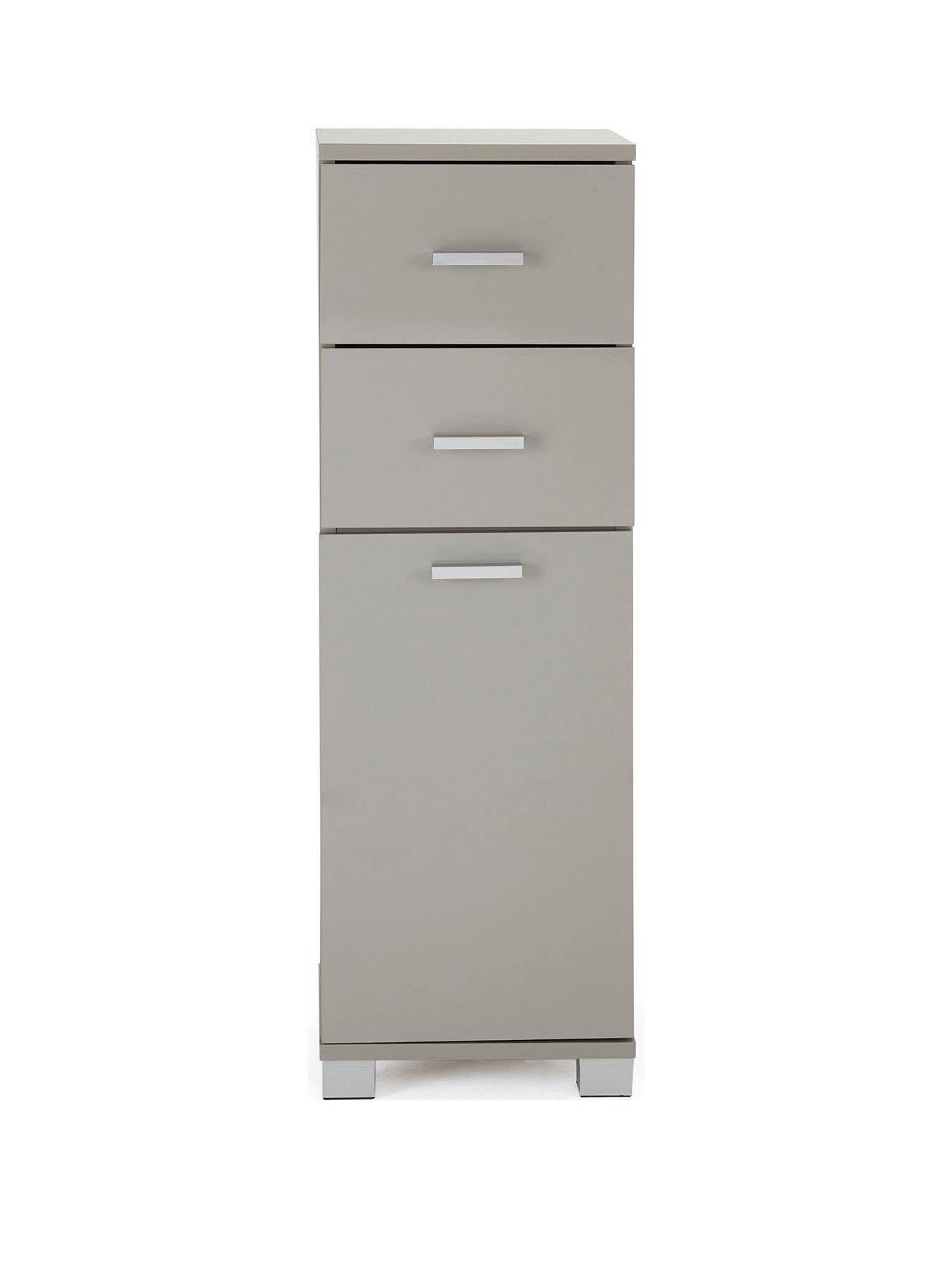 very-home-rowan-gloss-1-doornbsp2-drawer-low-bathroom-cabinet-grey-fscreg-certifiedstillFront