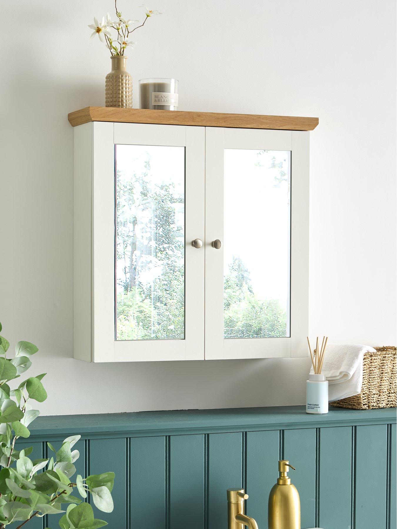 Very Home Amigo 2 Door Mirrored Wall Cabinet - FSC® Certified