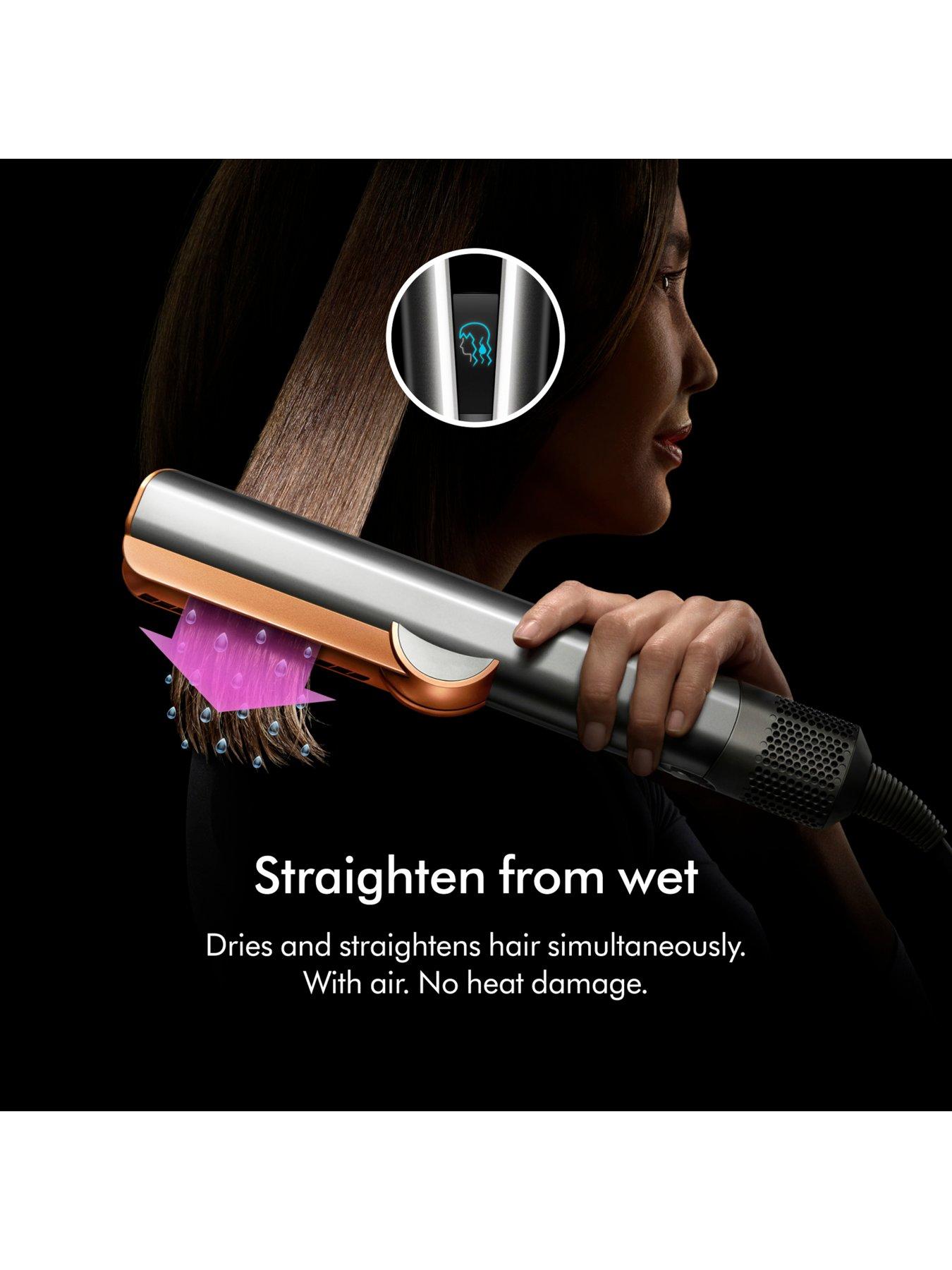 Image 4 of 7 of Dyson Airstrait&trade; Wet to Dry Hair Straightener in Ceramic Pink &amp; Rose Gold