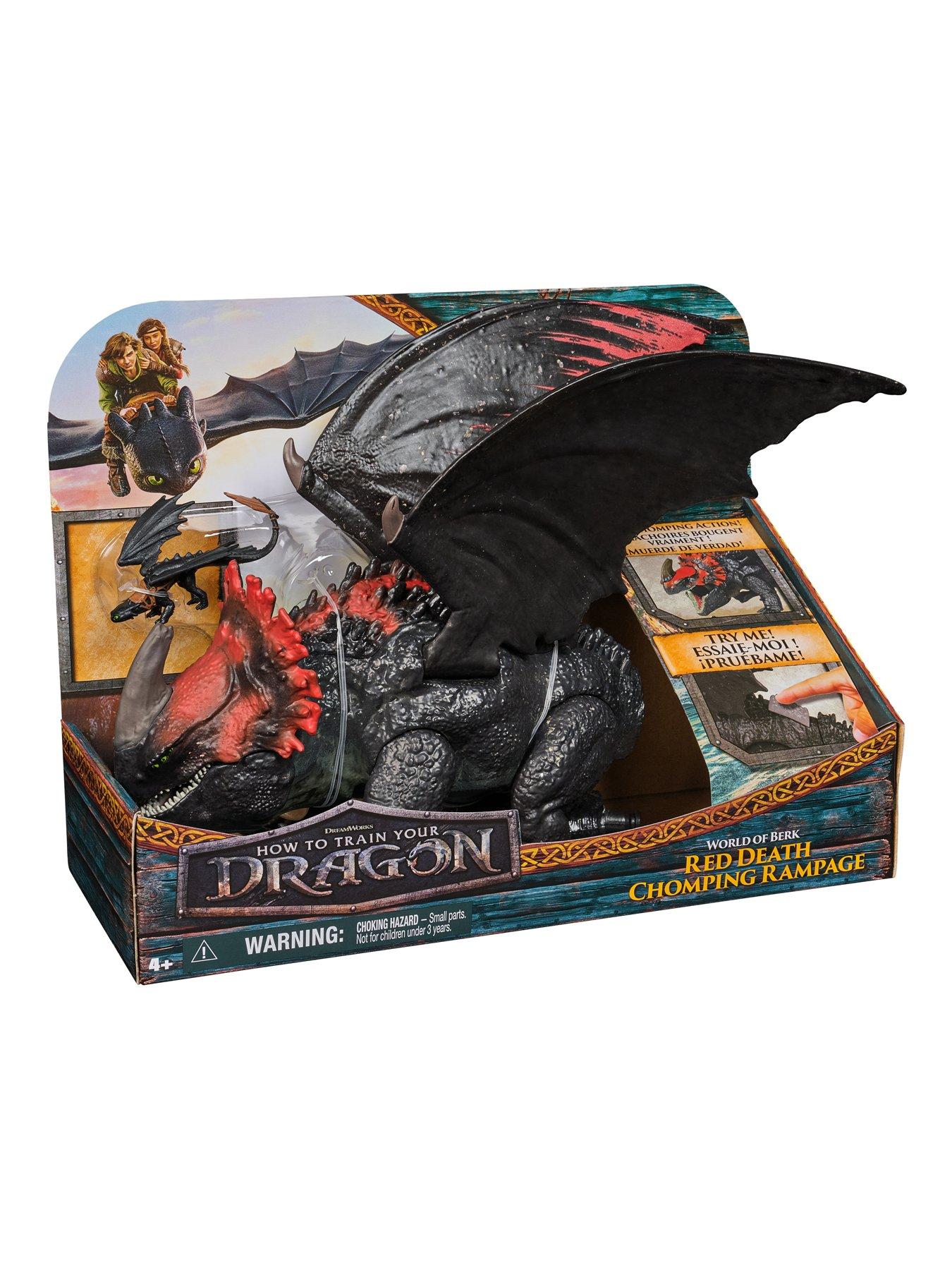 Image 2 of 7 of How to Train Your Dragon Red Death Chomping Rampage Dragon&nbsp;Action Figure