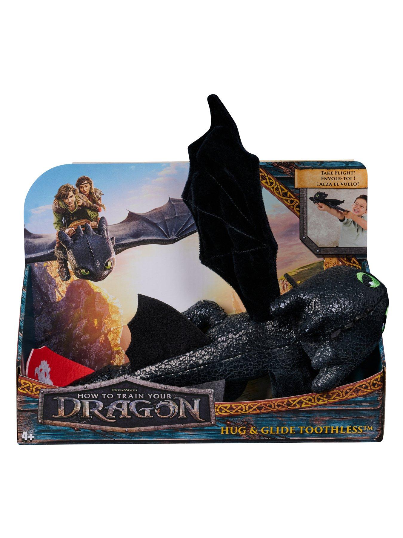 Image 2 of 7 of How to Train Your Dragon 12in Gliding Hug Toothless Feature Plush