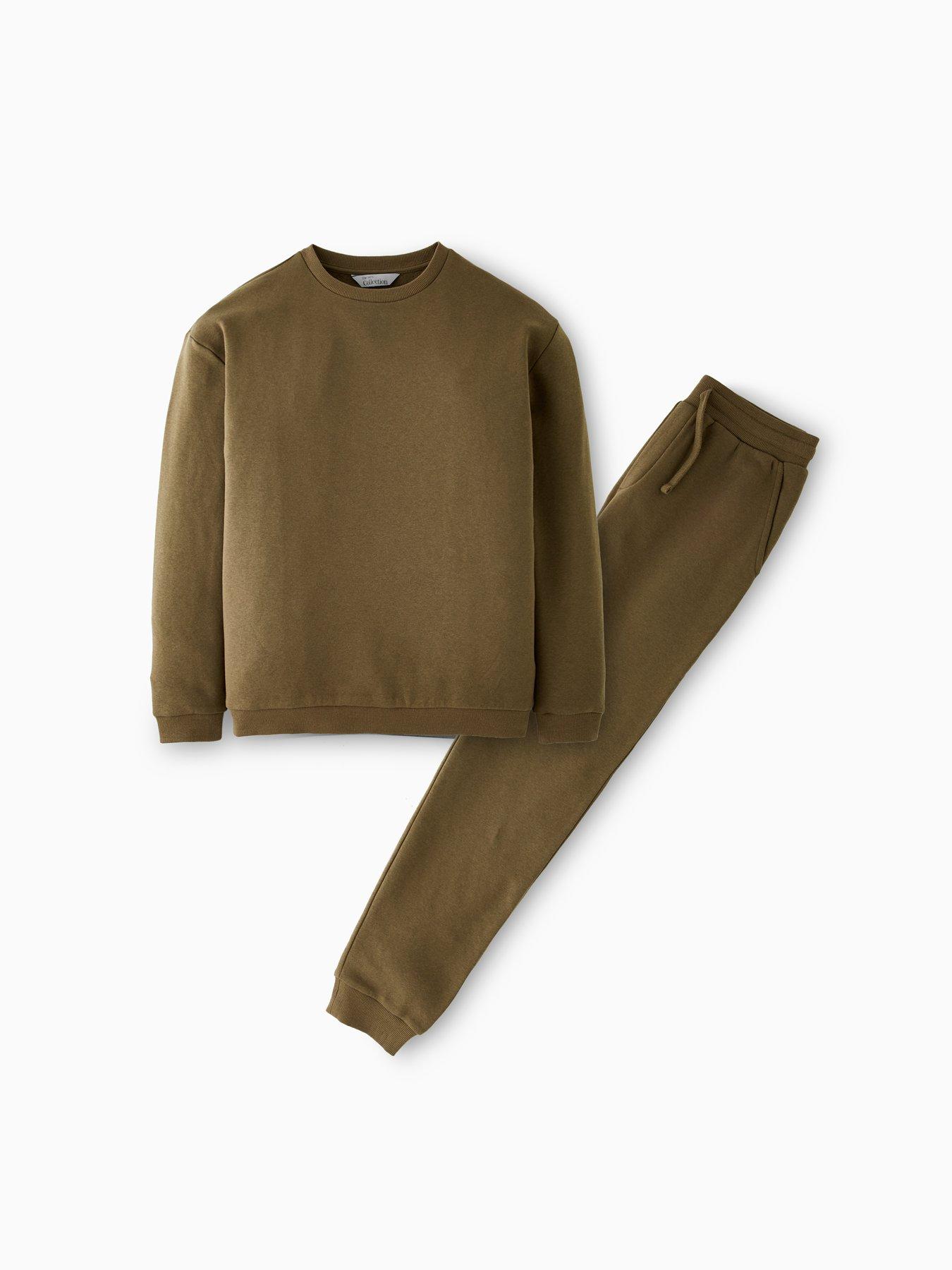 Image 6 of 6 of The Very Collection Boys Sweatshirt And Jogger Set - Khaki