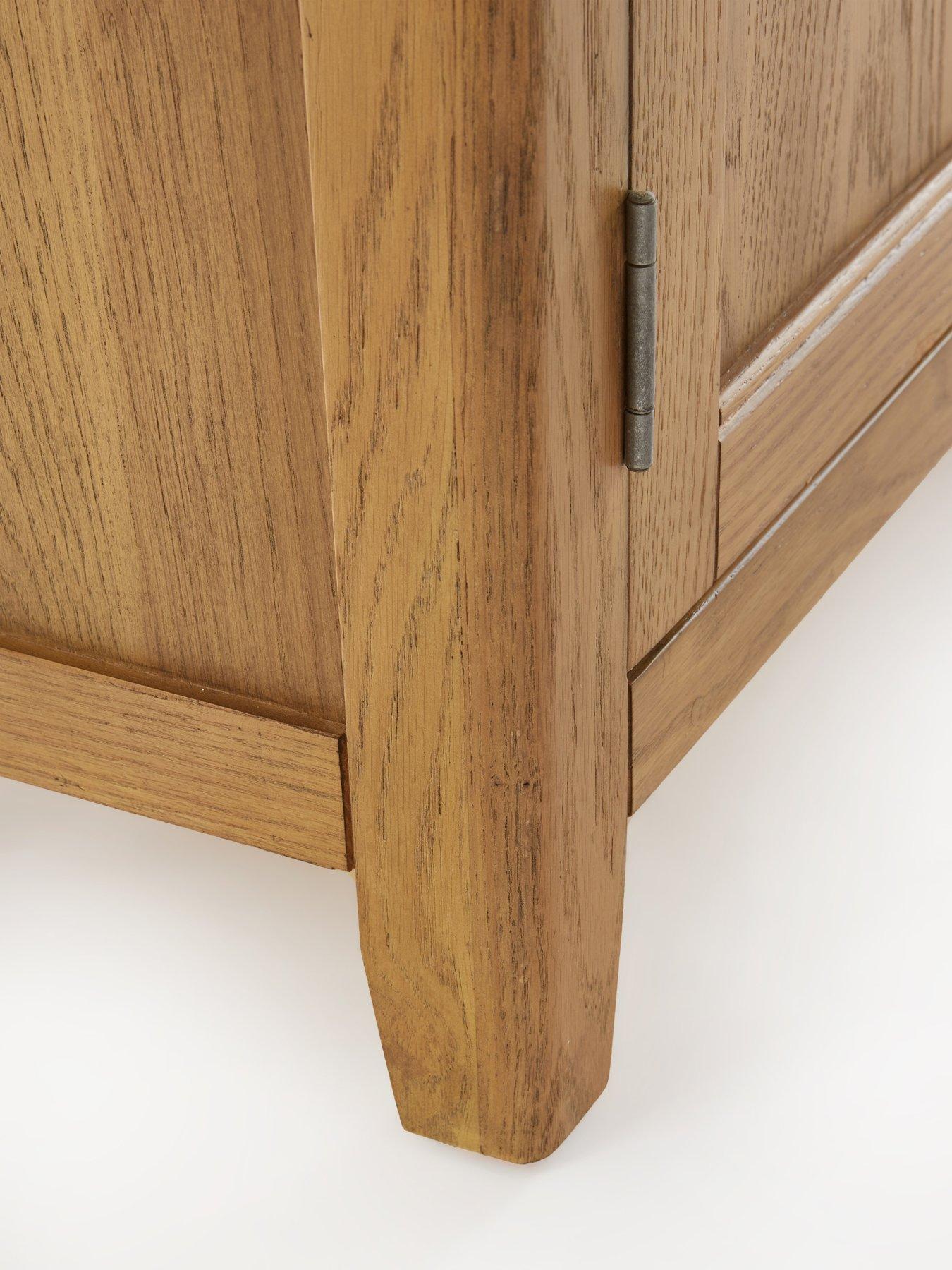Image 5 of 7 of The Very Collection Woodland Ready Assembled&nbsp;Large Sideboard with Wine Rack - Oak