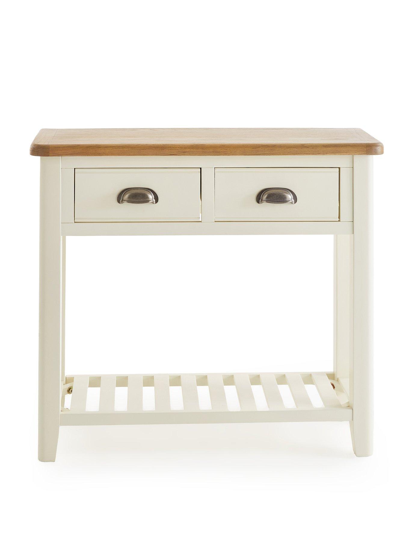 Image 2 of 7 of The Very Collection Woodland&nbsp;Console Table - White/Oak