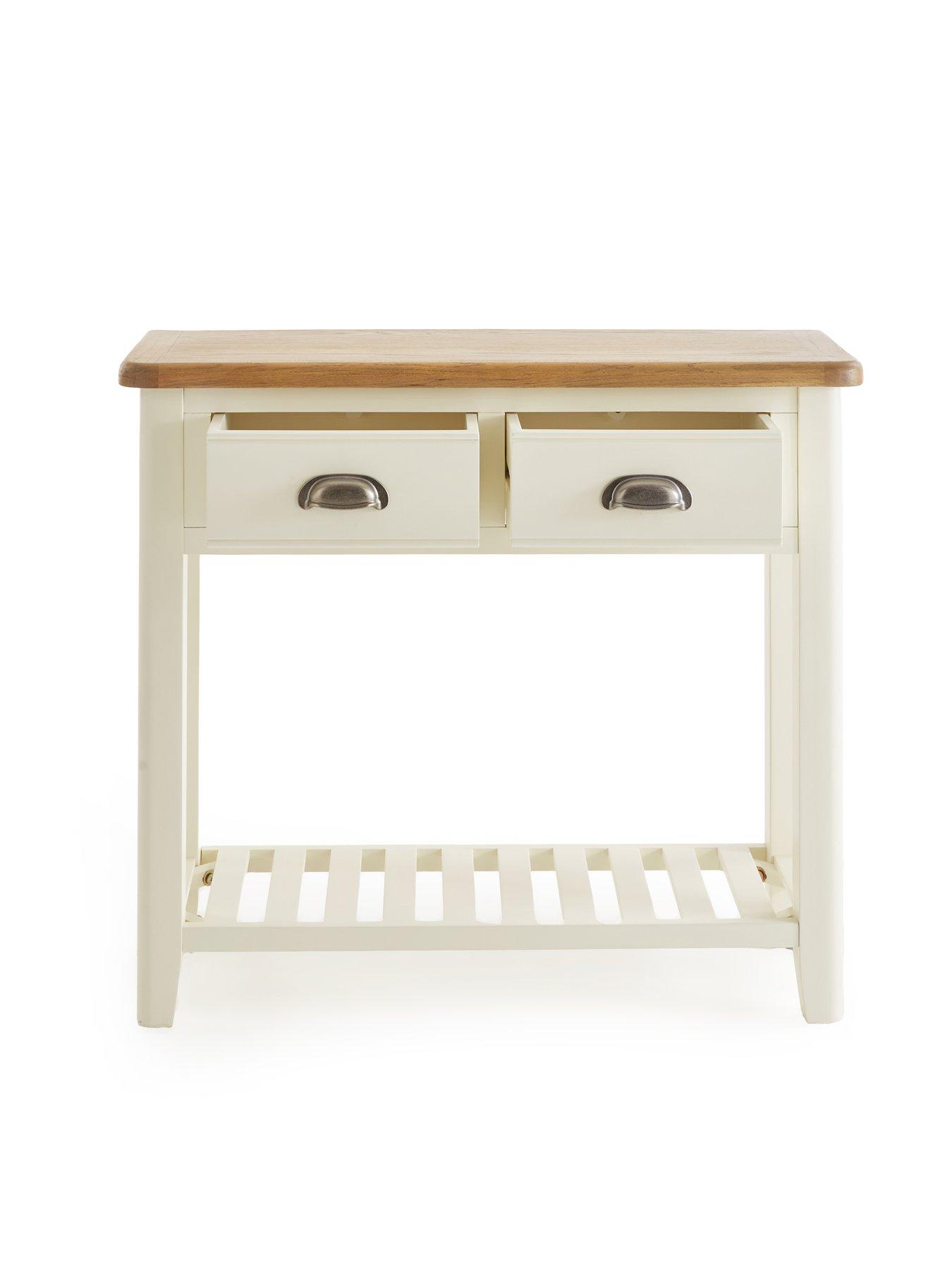 Image 4 of 7 of The Very Collection Woodland&nbsp;Console Table - White/Oak