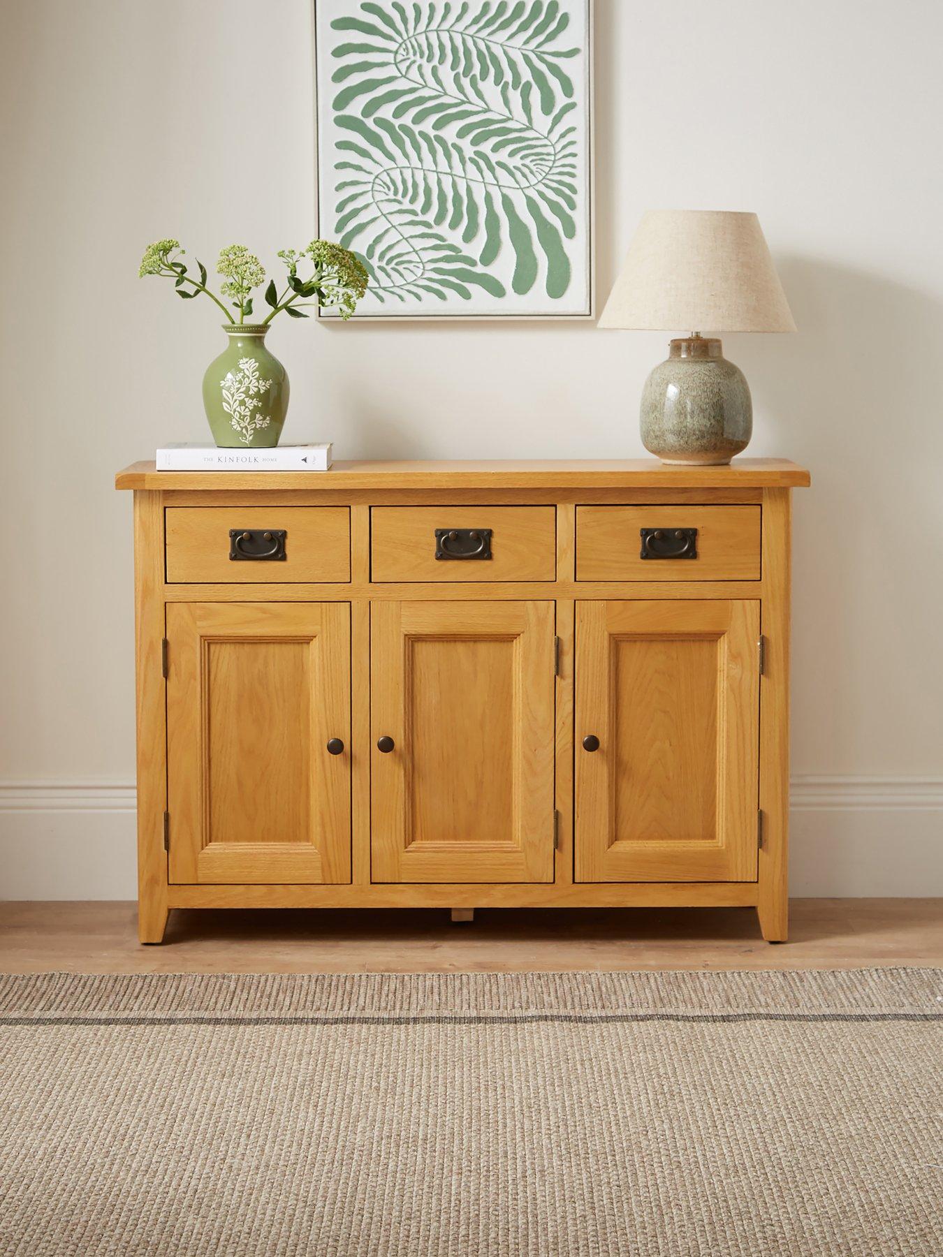 The Very Collection Oakland Ready Assembled Large 3 Door Sideboard