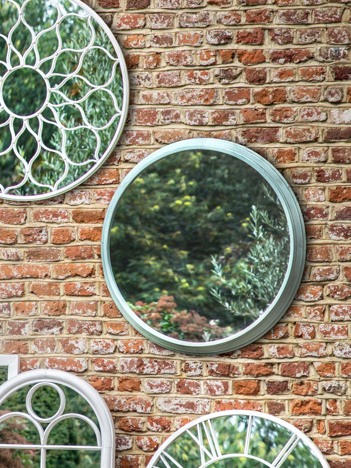 Image of Gallery Direct Stuppington Outdoor Mirror Mint 850mm