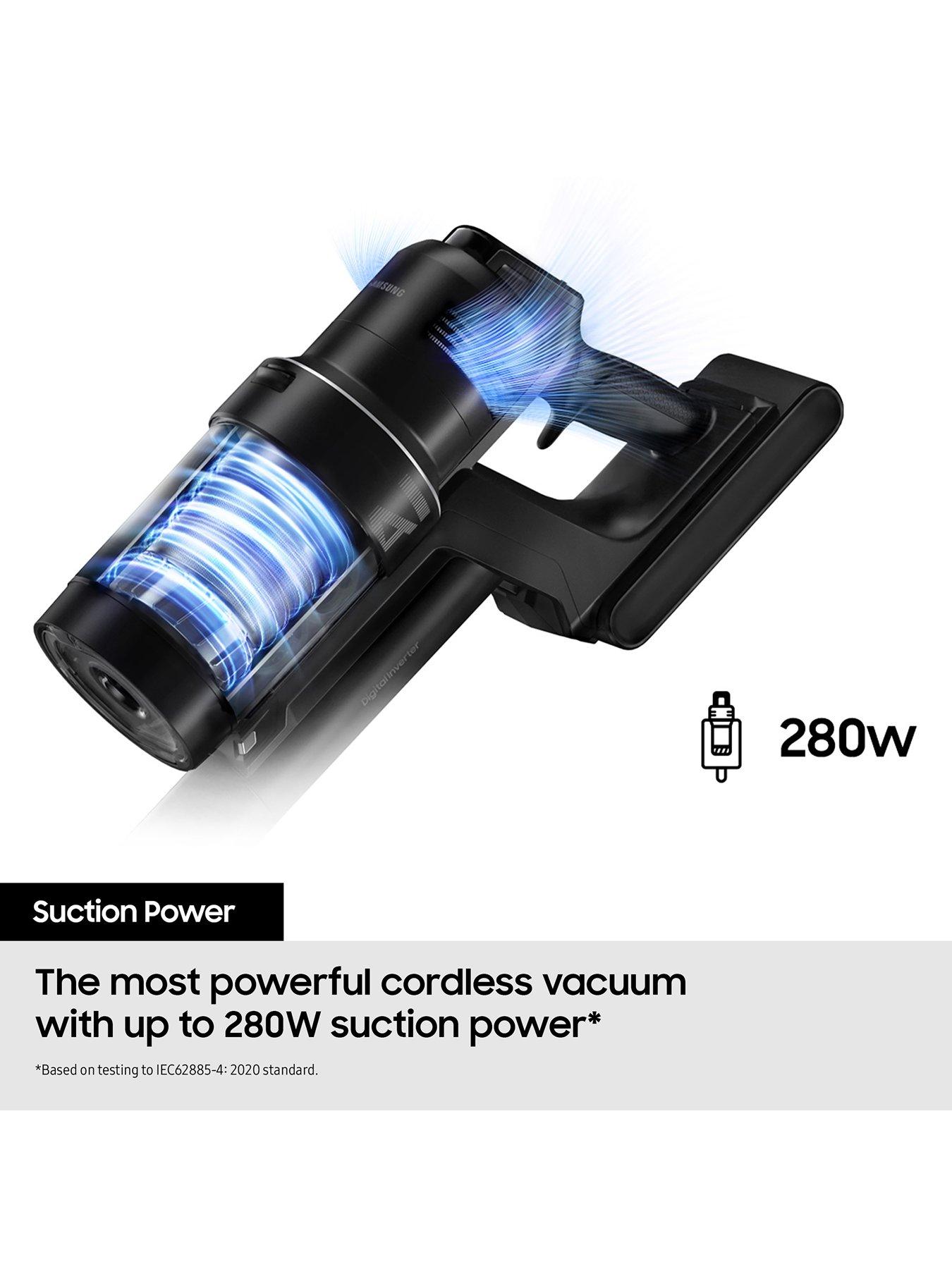 Image 4 of 8 of Samsung Bespoke Jet Lite, Max 280W Suction Power &nbsp;Cordless Vacuum Cleaner with Spray Spinning Sweeper -&nbsp;Santorini Beige