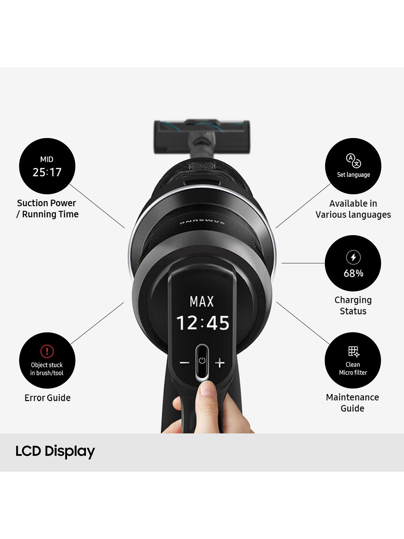 Image 7 of 8 of Samsung Bespoke Jet Lite, Max 280W Suction Power &nbsp;Cordless Vacuum Cleaner with Spray Spinning Sweeper -&nbsp;Santorini Beige