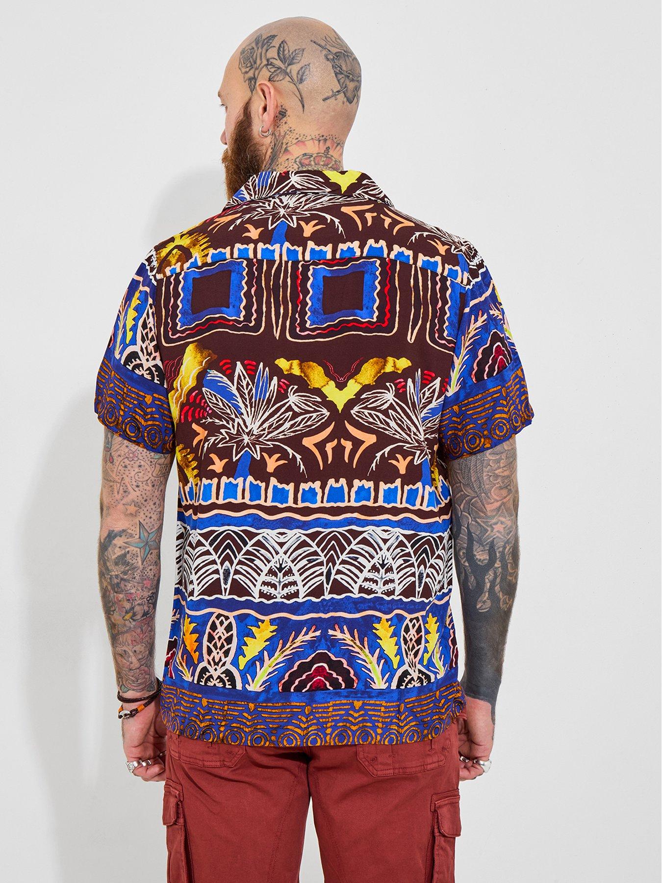 joe-browns-fun-times-short-sleeve-shirt-multistillFront