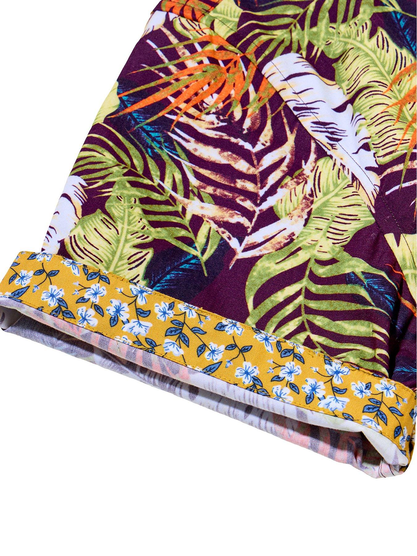 Image 3 of 4 of Joe Browns Palm Leaf Short Sleeve Shirt - Multi