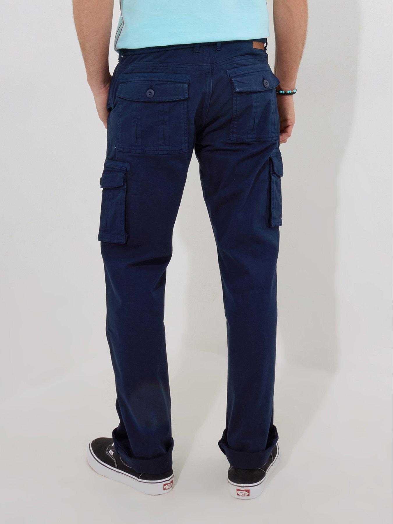 joe-browns-hit-the-action-cargo-pants-navystillFront