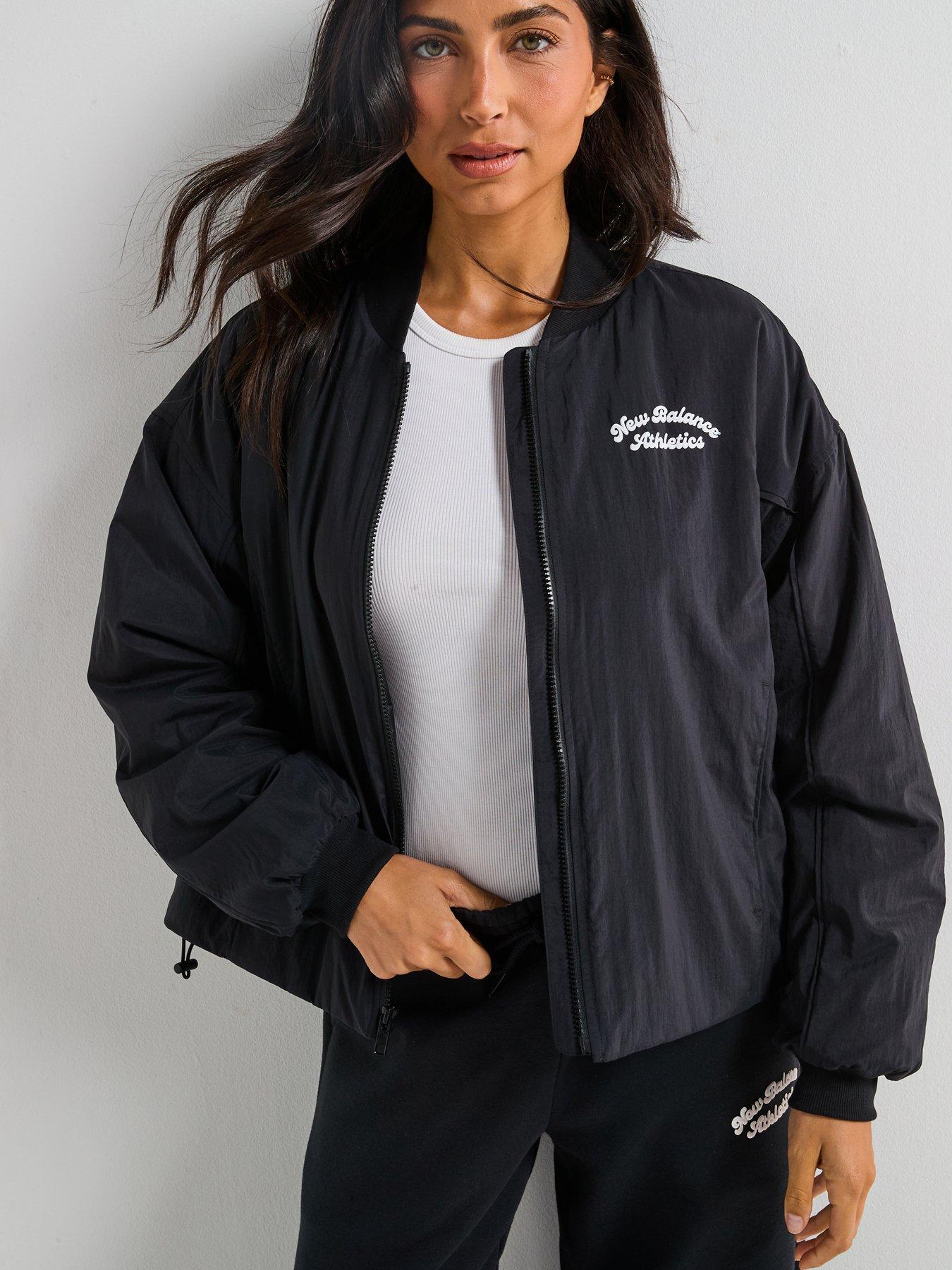 new-balance-womens-linear-heritage-woven-bomber-jacket--blackfront
