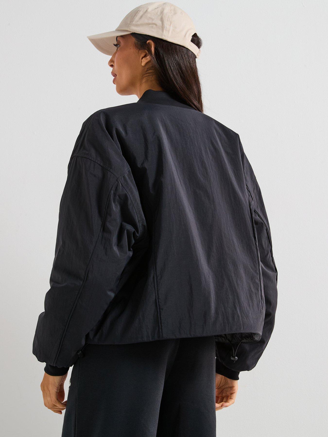 new-balance-womens-linear-heritage-woven-bomber-jacket--blackstillFront