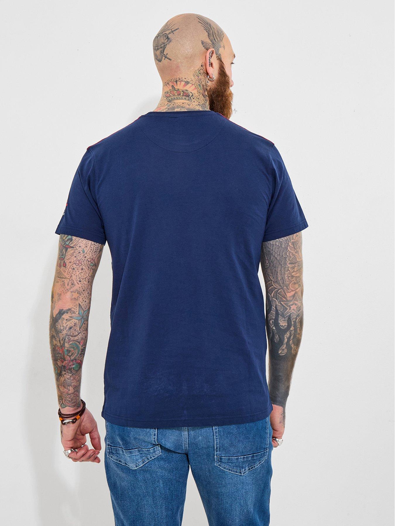 joe-browns-enjoy-everything-guitar-t-shirt-navystillFront
