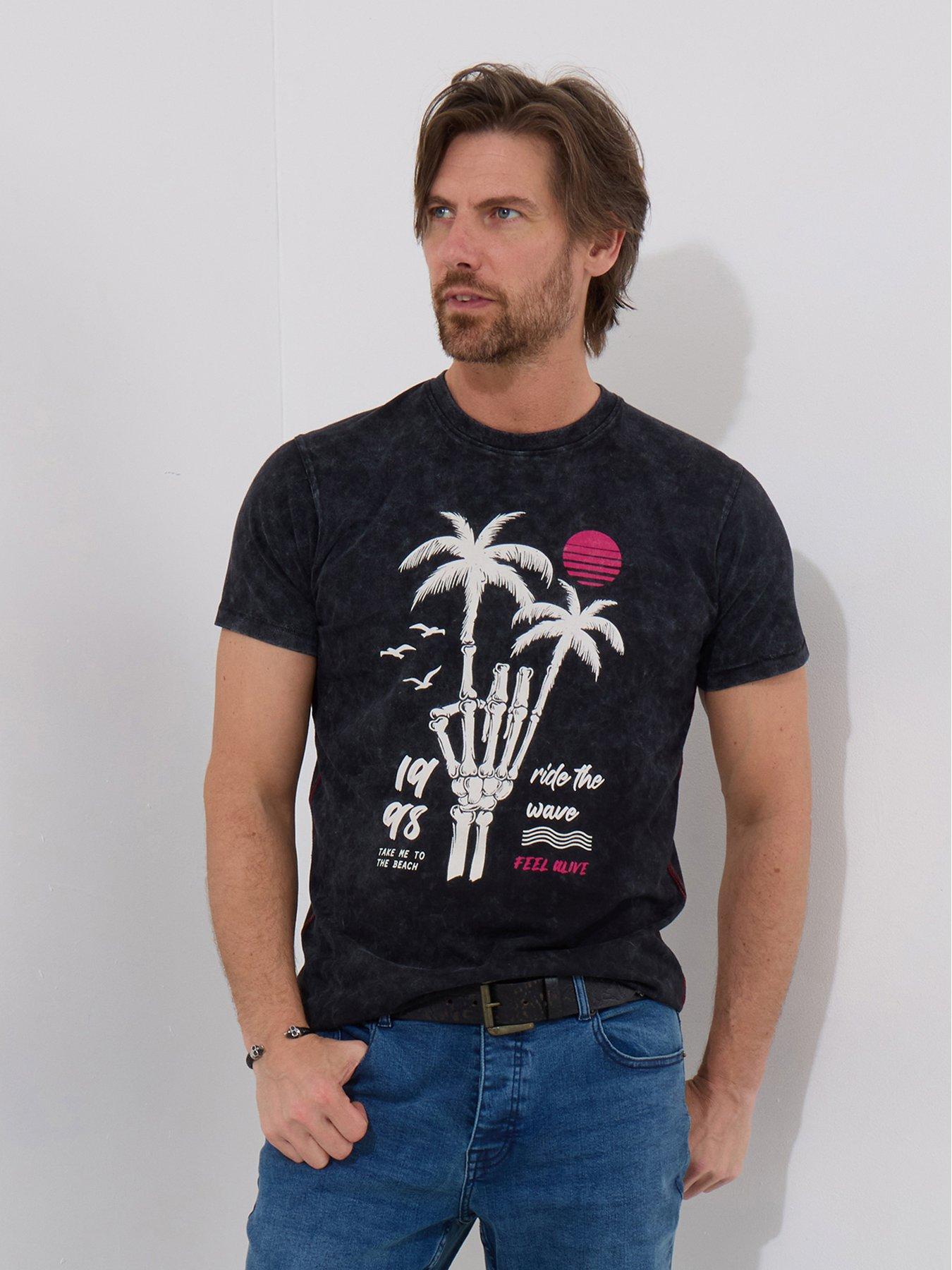 joe-browns-skeleton-palm-t-shirt-blackfront