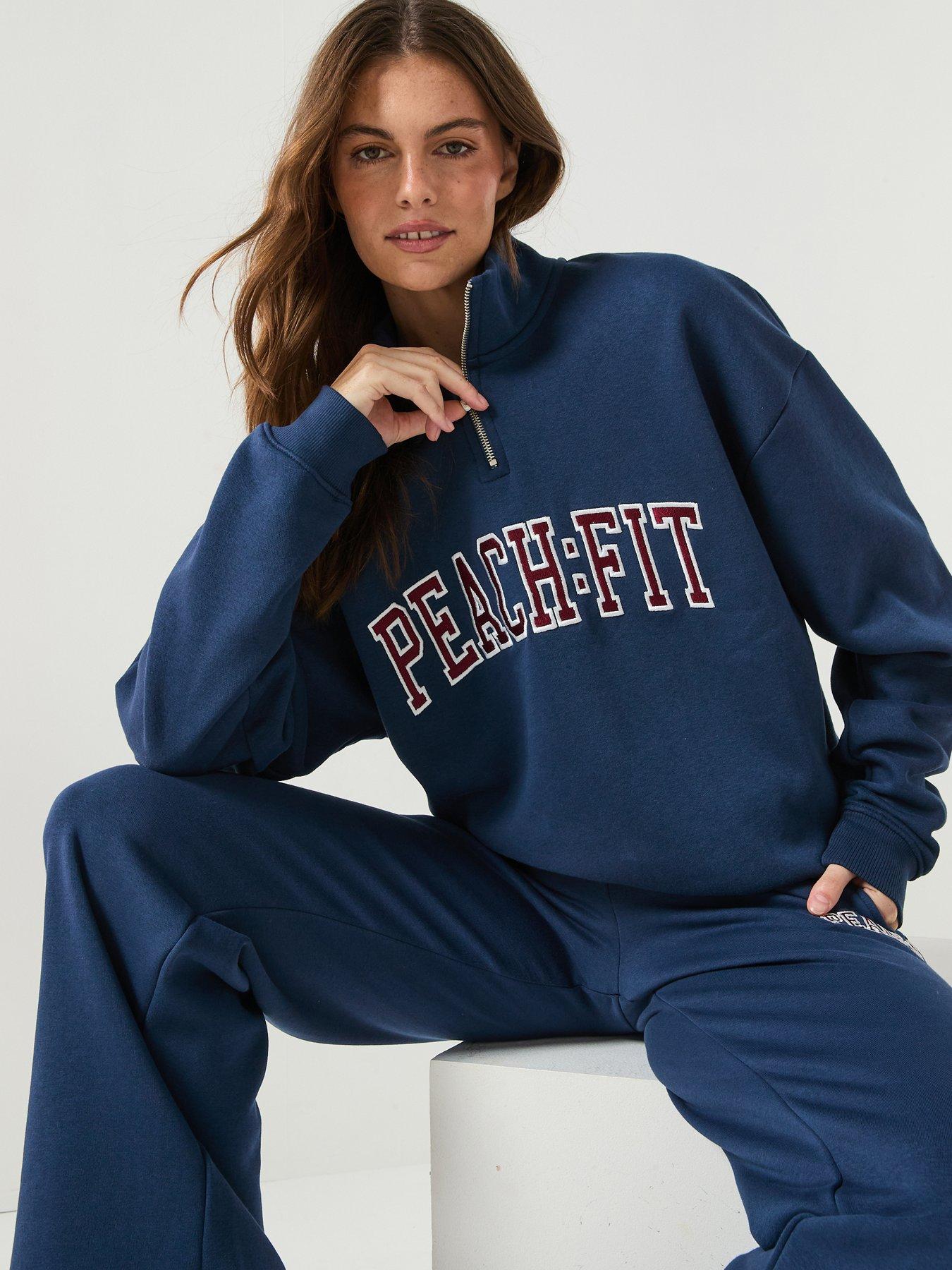 peach-fit-womens-retro-zip-neck-sweat-navy