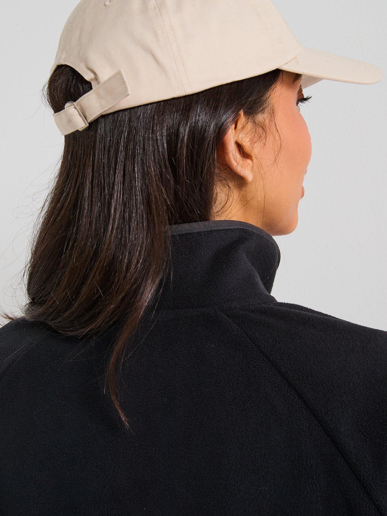 Image 6 of 6 of New Balance Womens Polar Fleece 1/2 Zip- Black