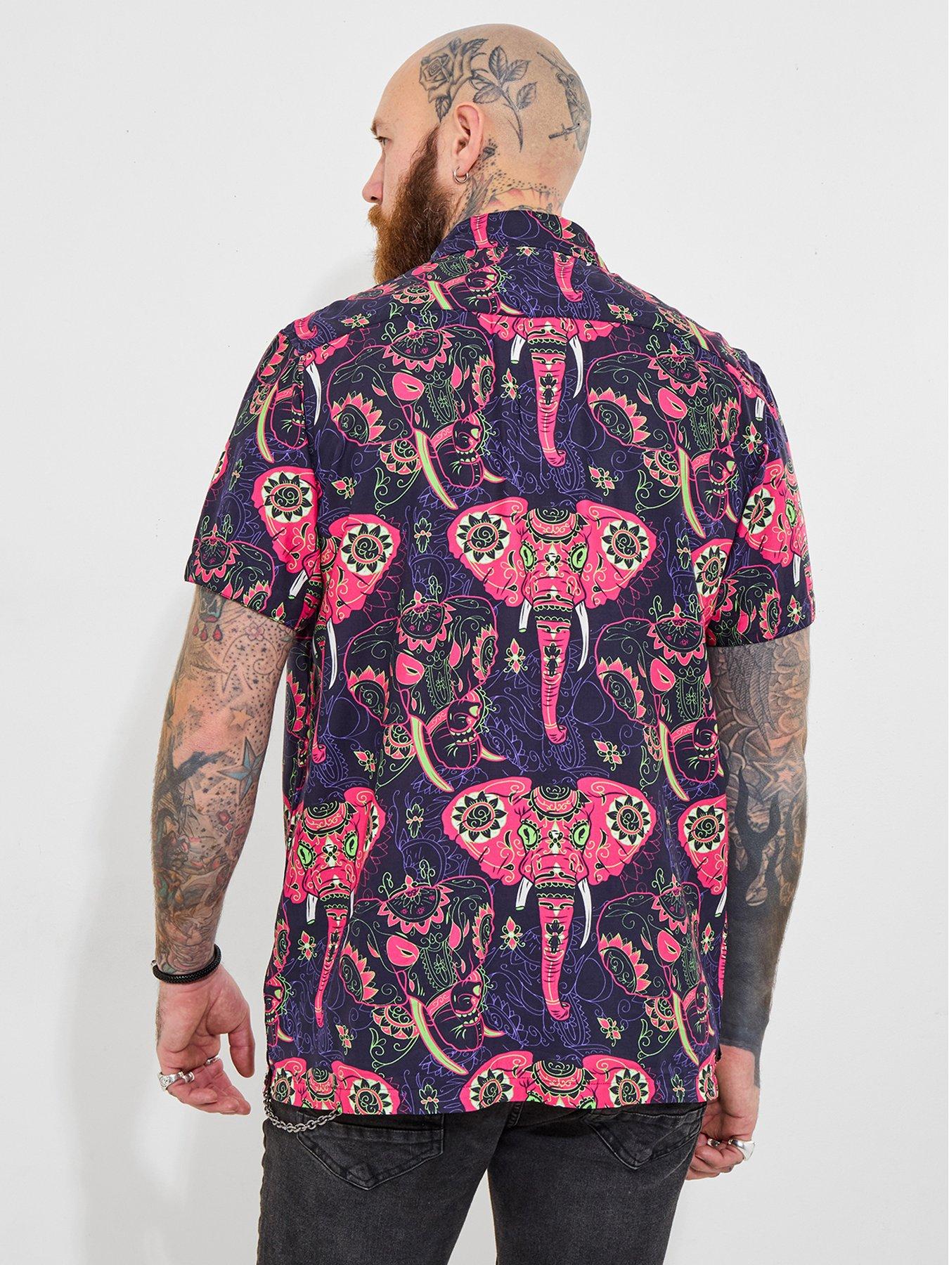 joe-browns-wild-side-short-sleeve-shirt-navystillFront