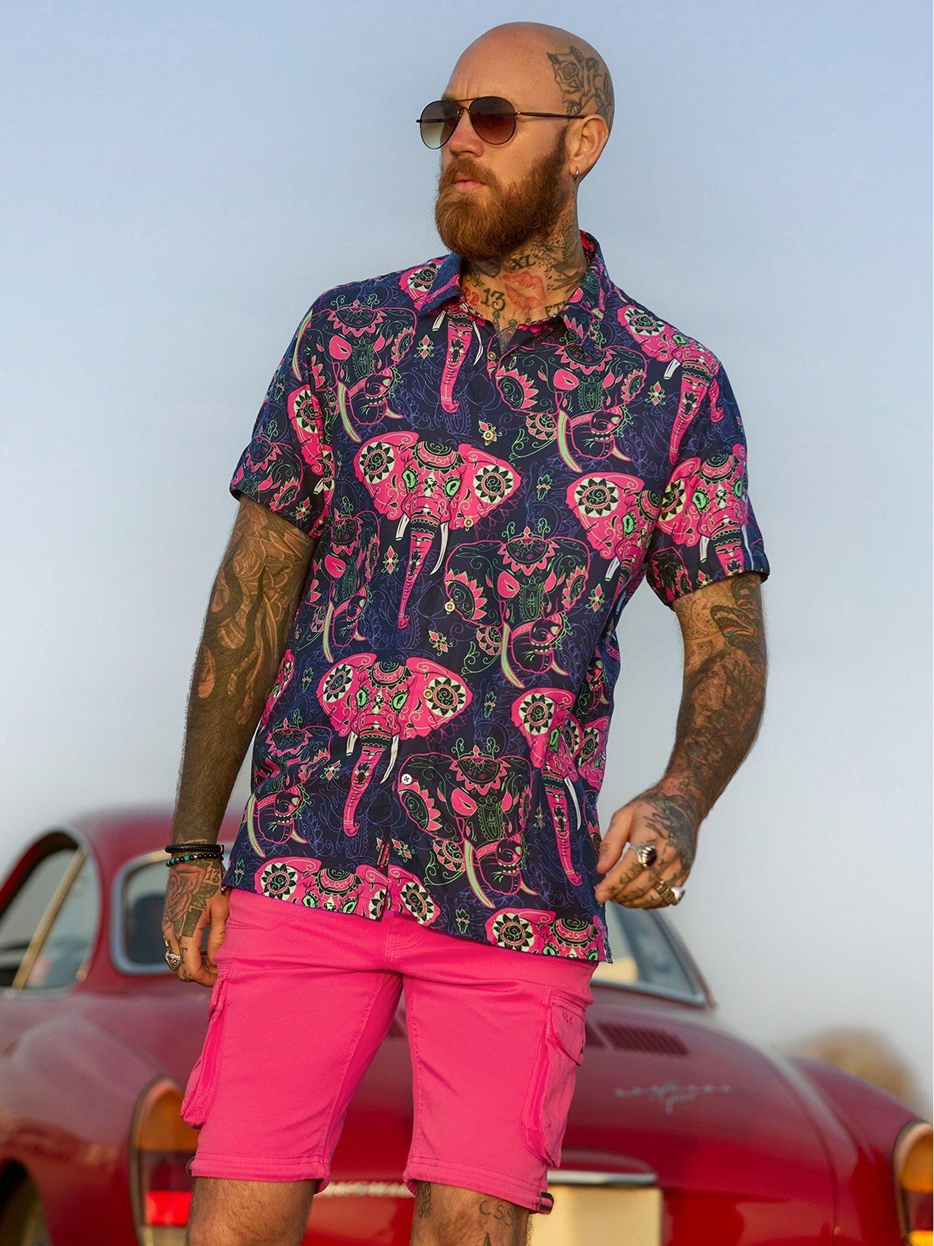 joe-browns-wild-side-short-sleeve-shirt-navyoutfit
