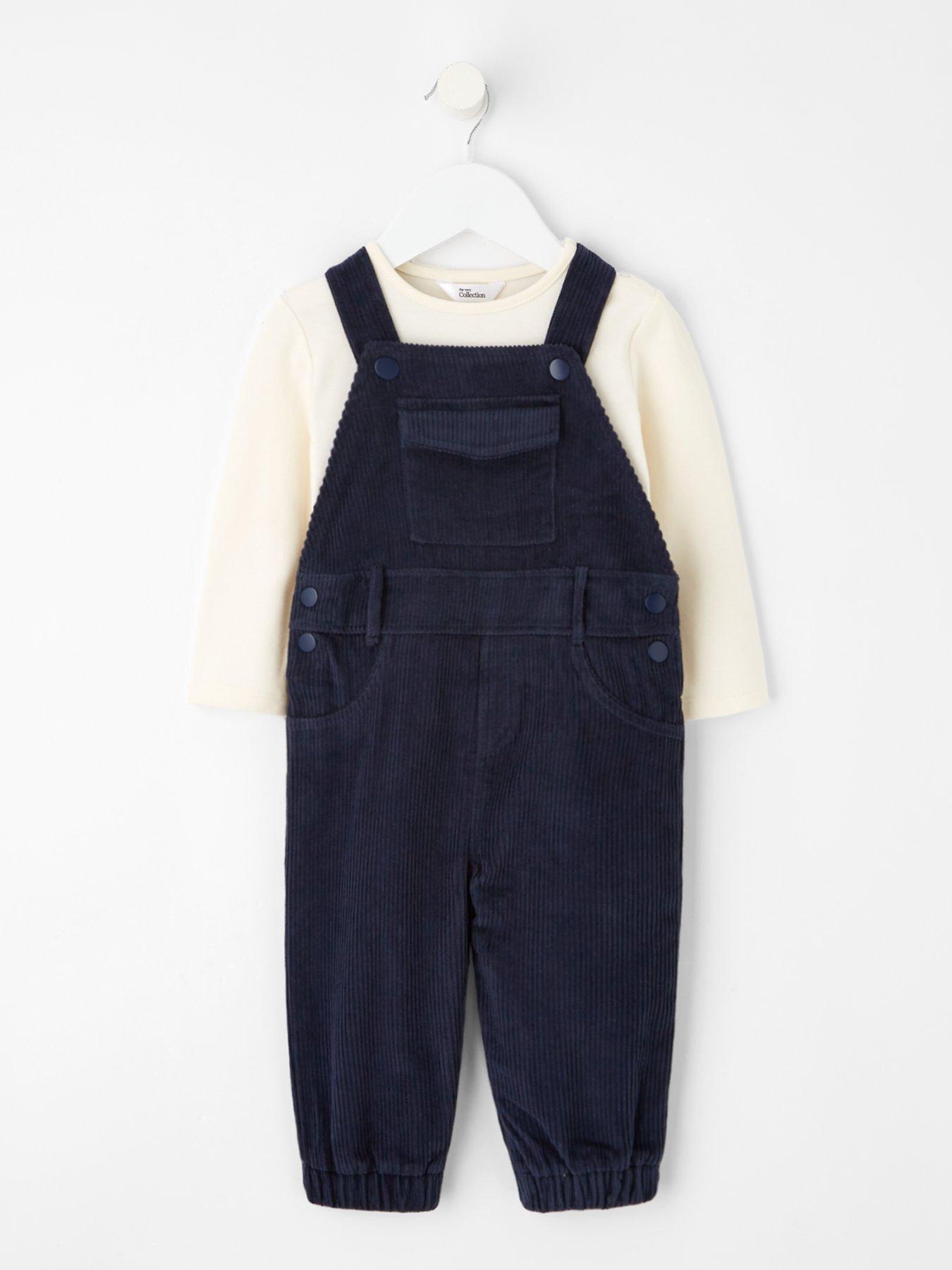 the-very-collection-baby-boys-dungaree-set-navy