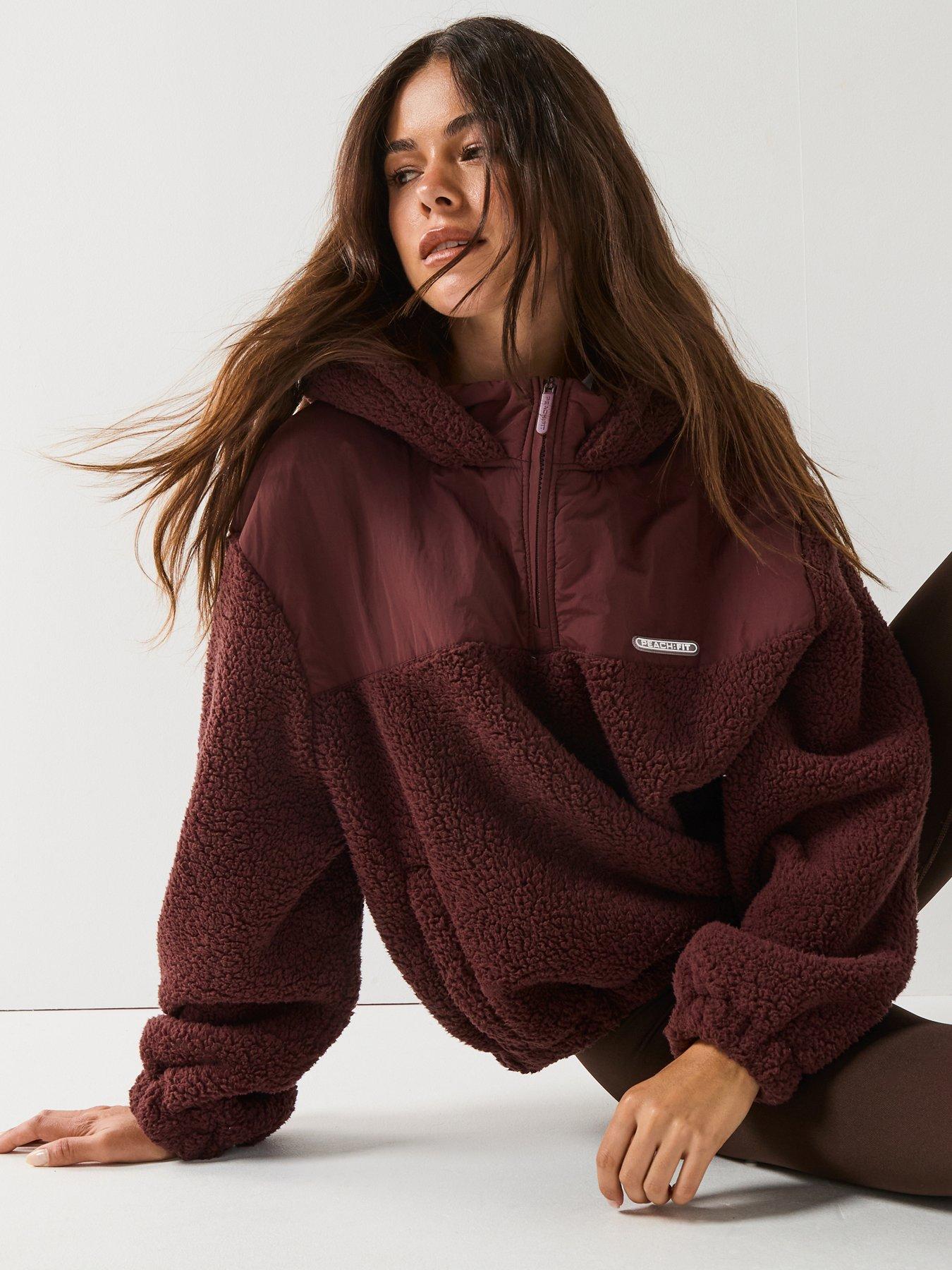 Peach Fit Womens Billy Borg Jacket - Brown